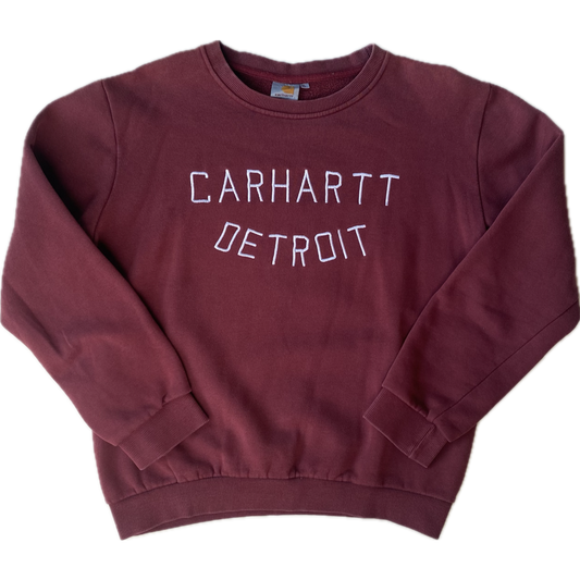 ✅ Pull vintage Carhartt, rouge bordeaux, XL enfant (S adulte)