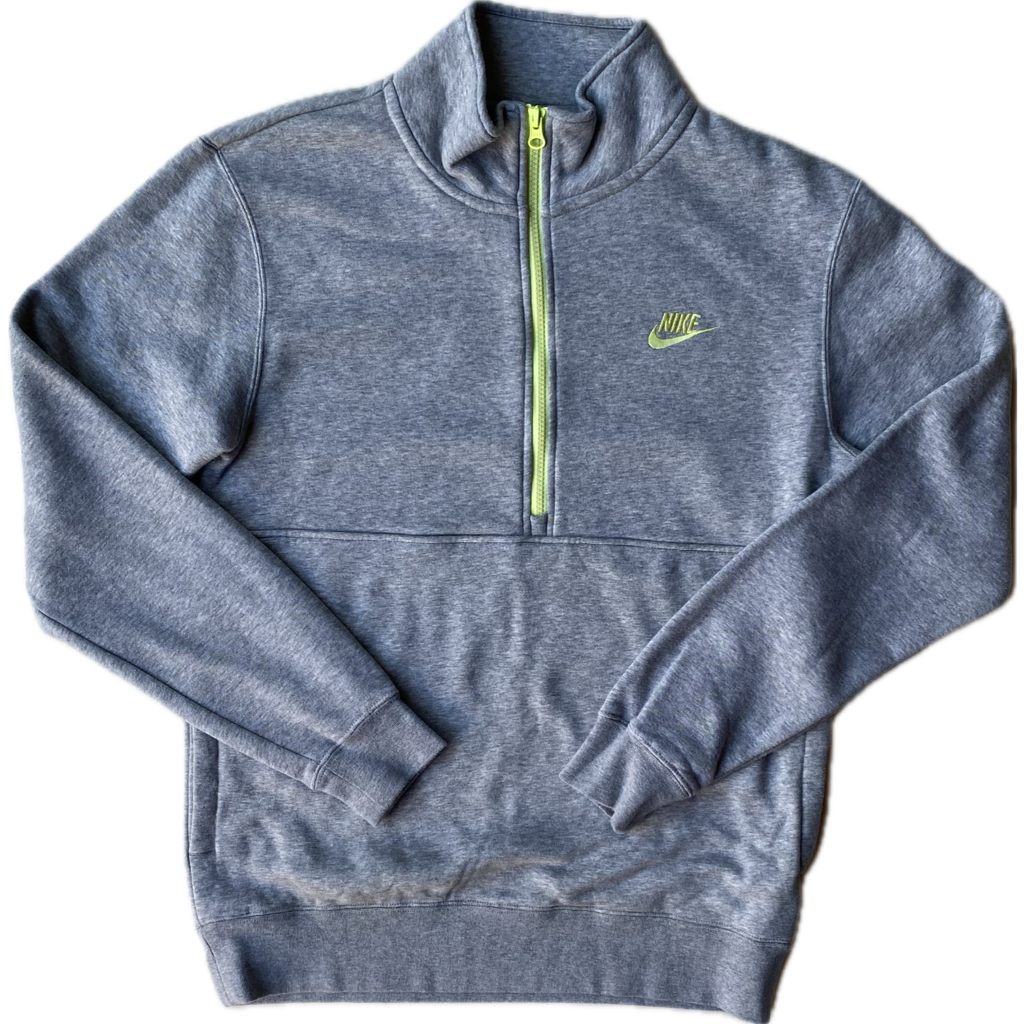 Pull camionneur Nike brodé, gris, S