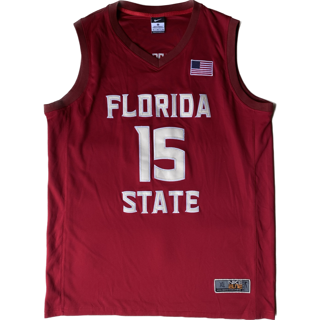 Maillot de basket, Florida State, Olejniczak, 15, rouge