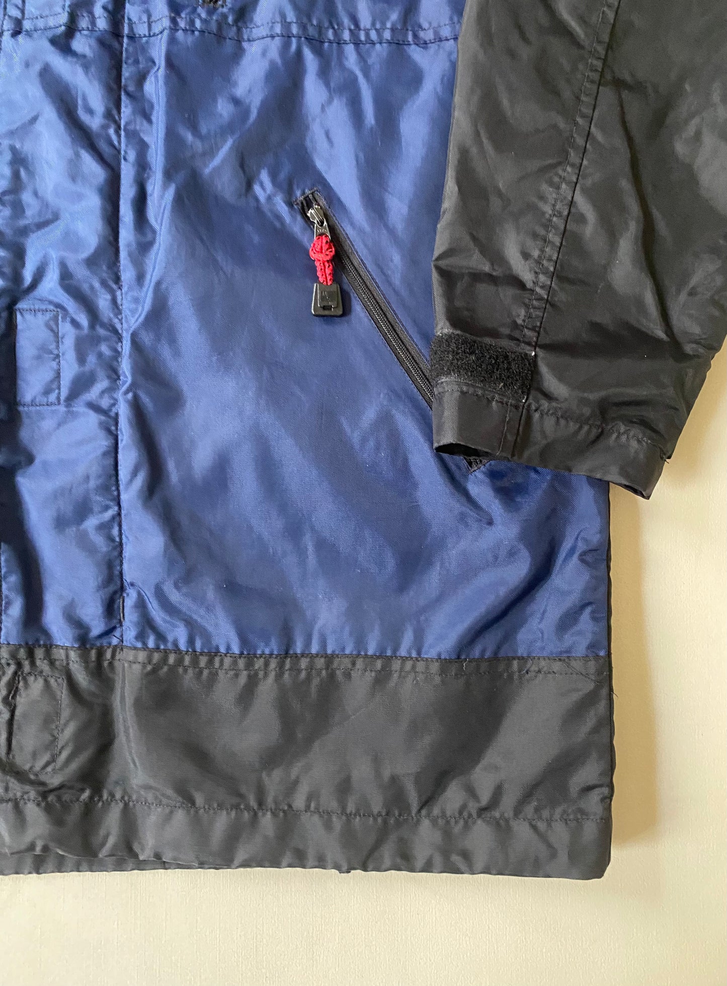 Veste coupe-vent / pluie ralph lauren, bleu marine et noir, L