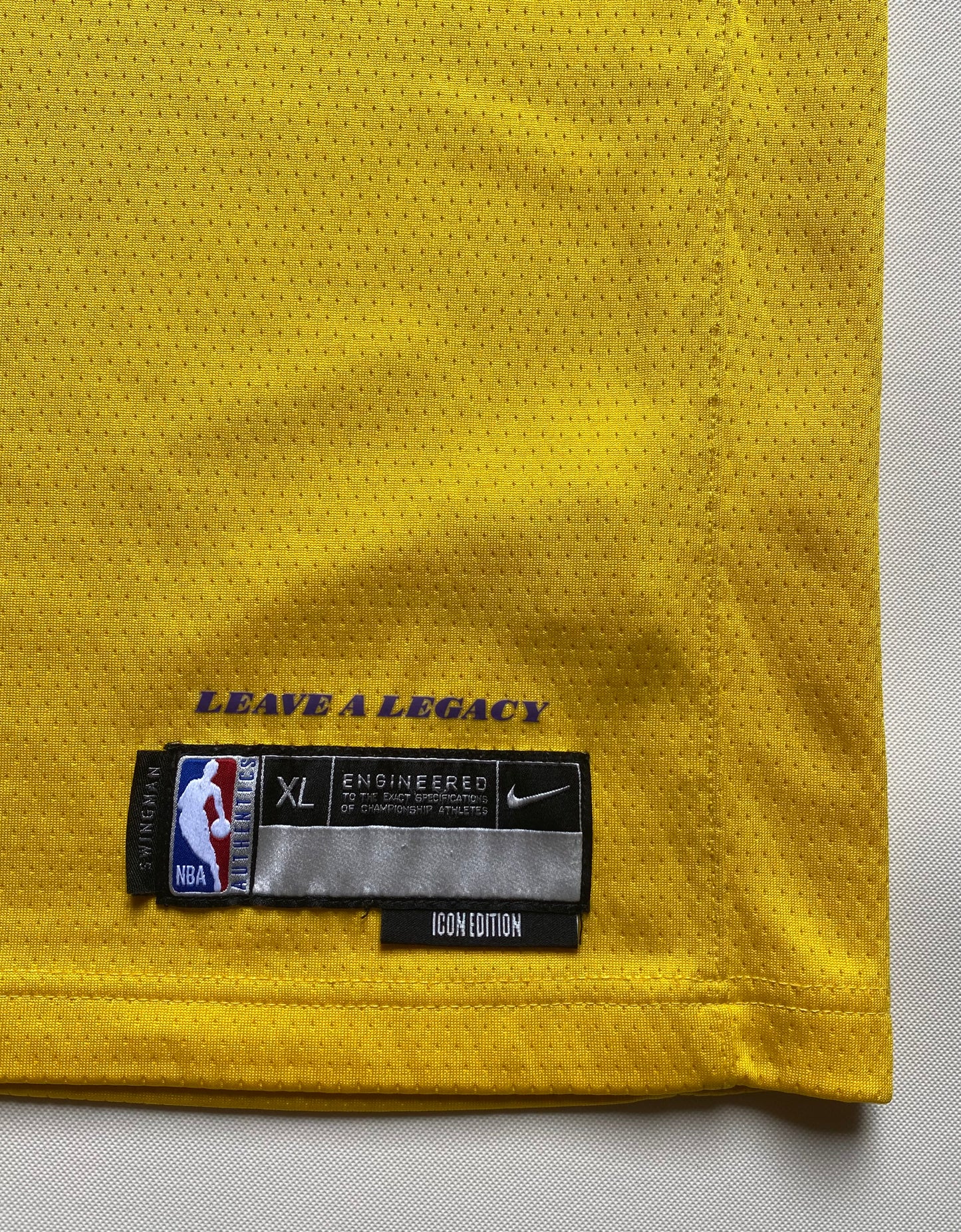 Maillot NBA Lakers, Lebron James, jaune, M