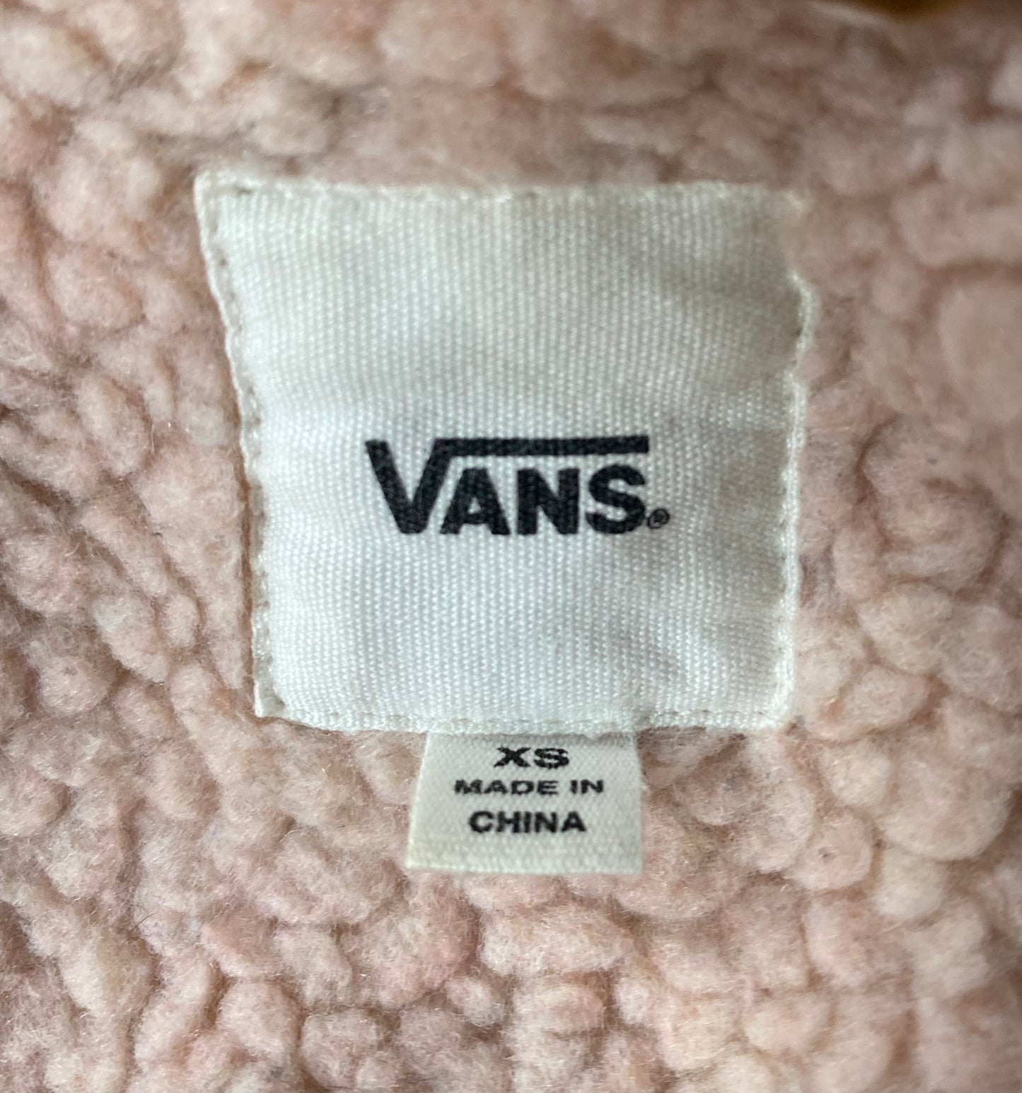 Veste Vans polaire, Marron / rose, XS oversize