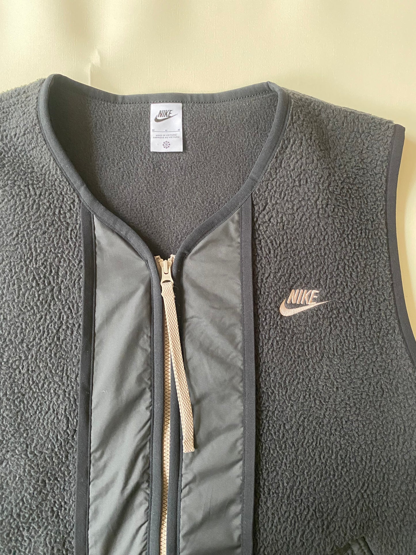 Veste polaire sans manches Nike, noir, M oversize