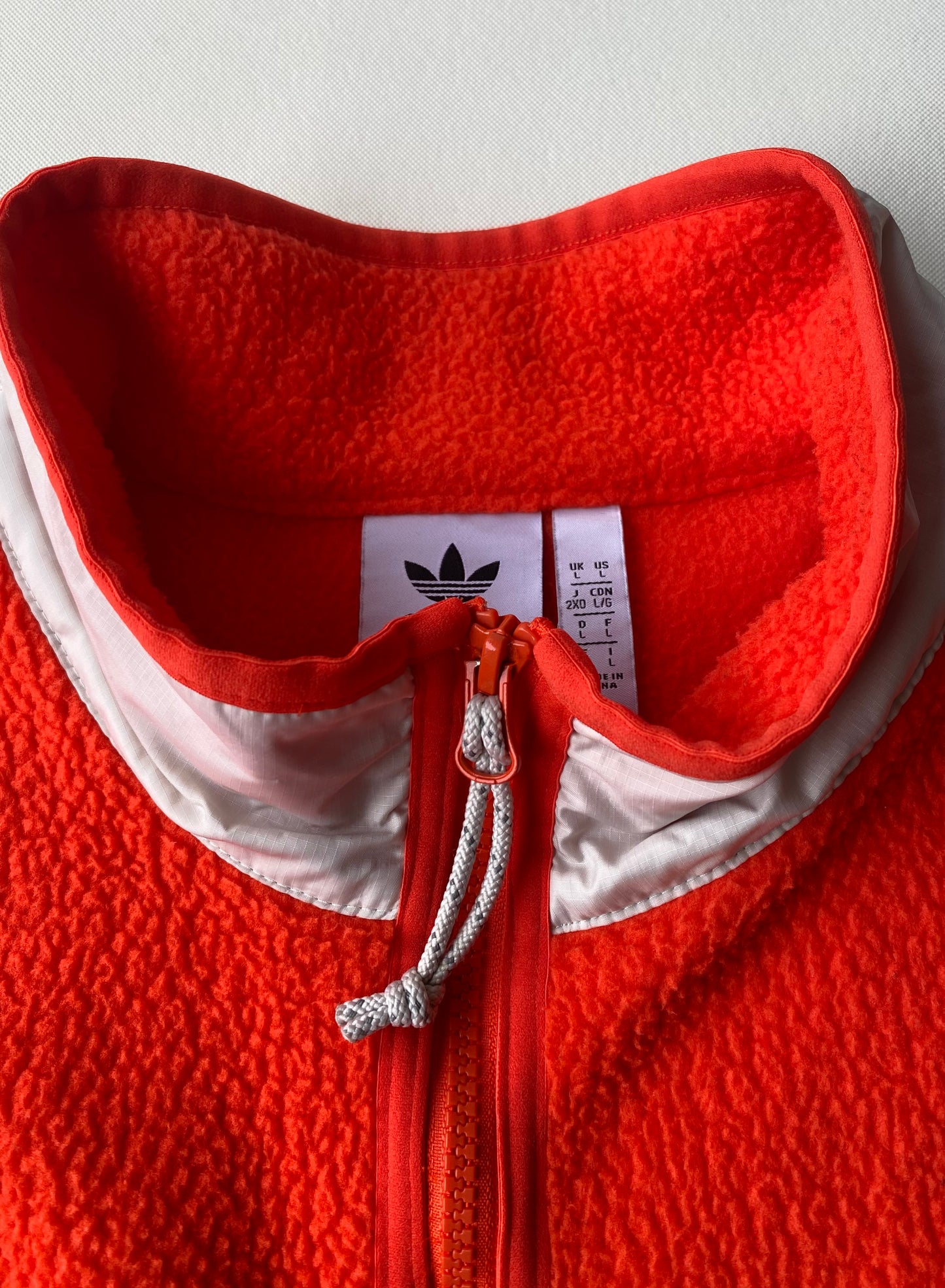 ✅ Veste polaire Adidas, orange, XL