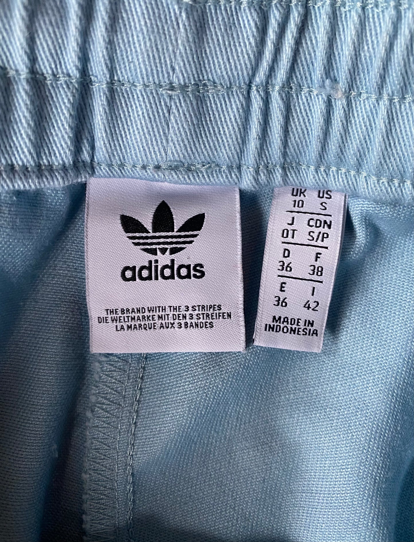 Pantalon Adidas equipment, Bleu clair, S (36-38)