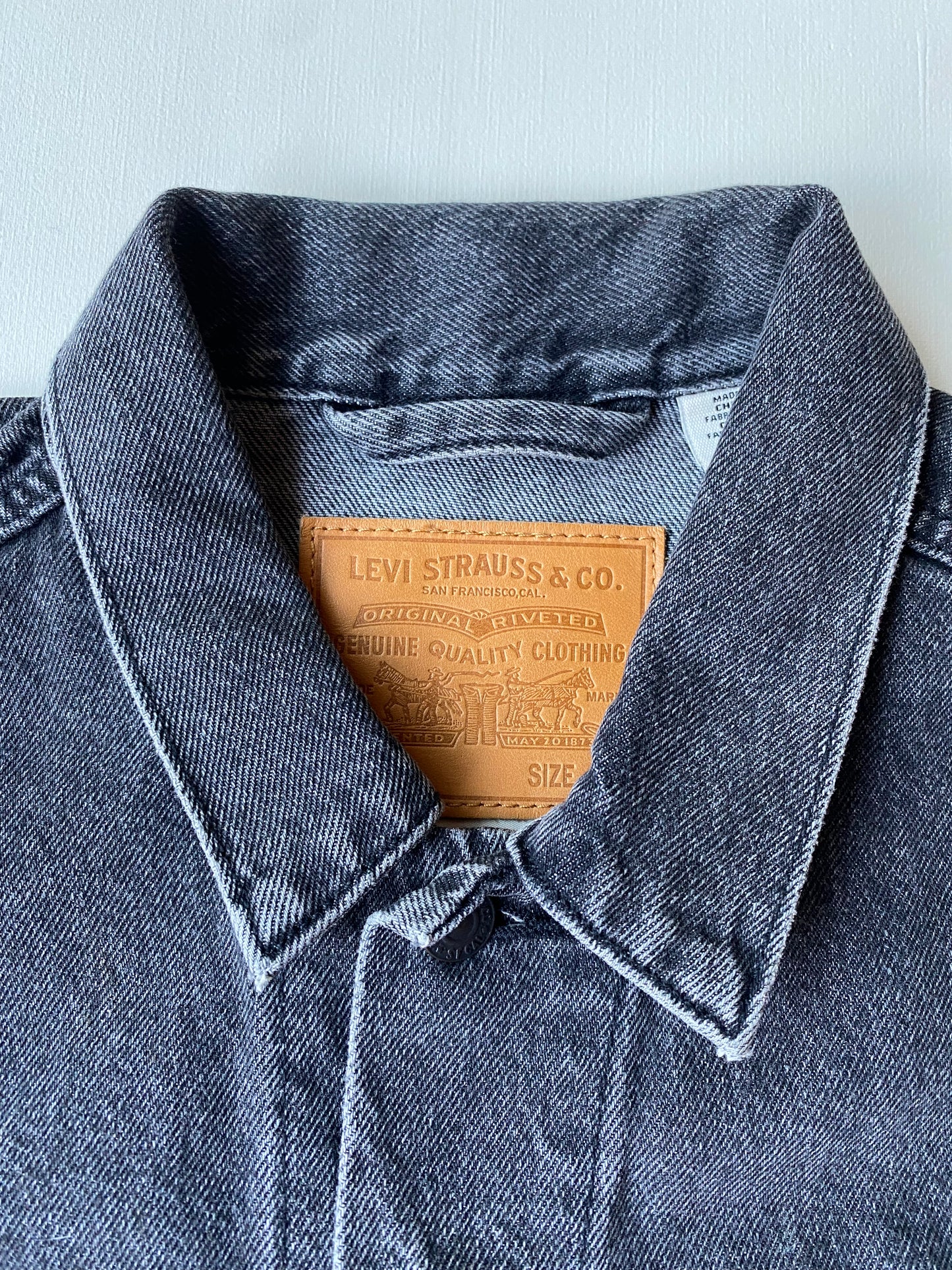 Veste en jean Levi's, bleu / gris foncé, M