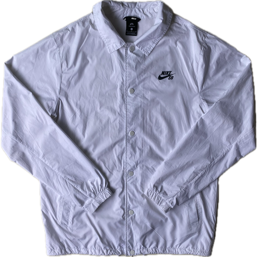 Veste coupe-vent / pluie Nike SB, blanc, M oversize