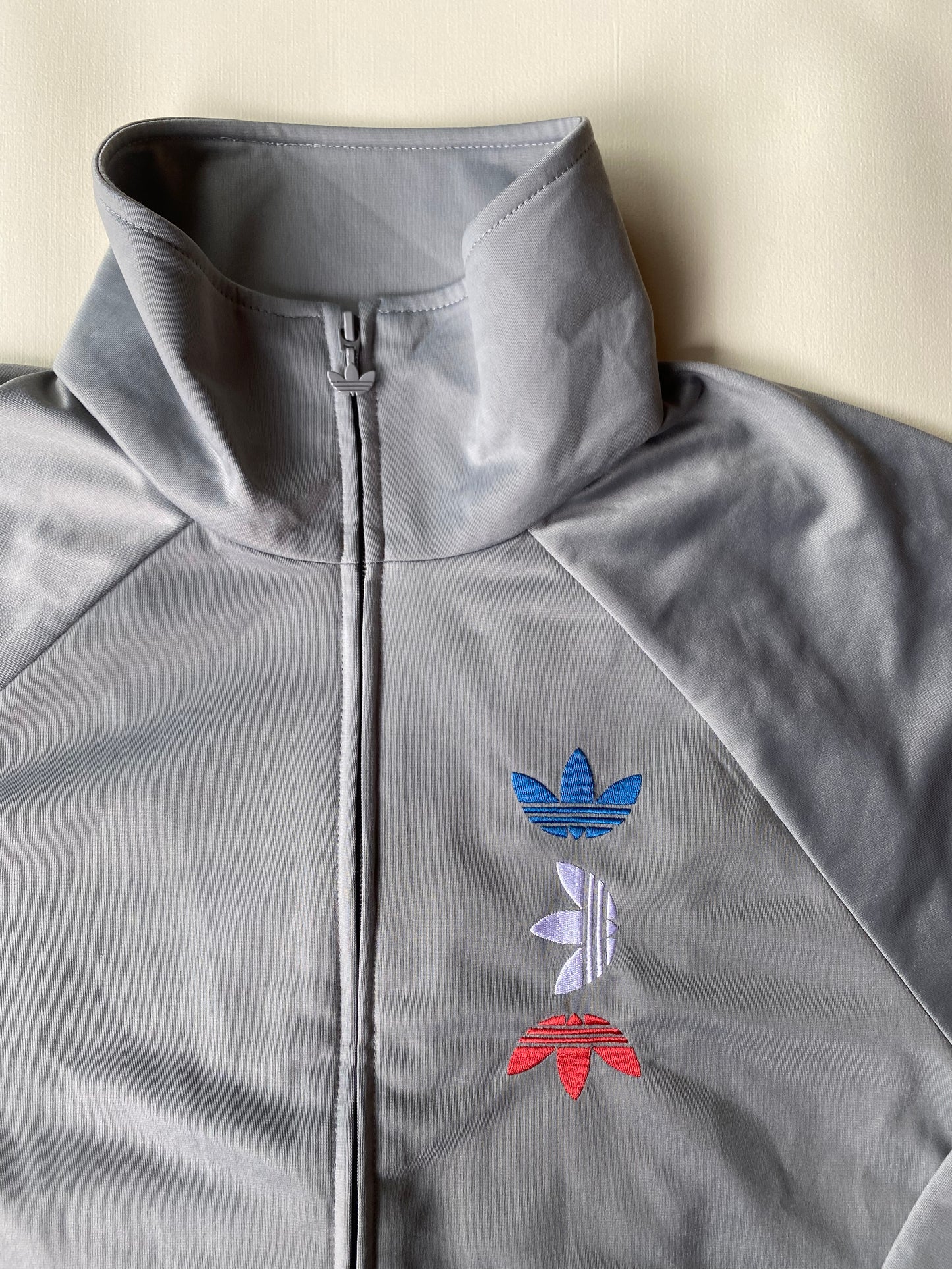 Veste jogging Adidas, gris, S oversize