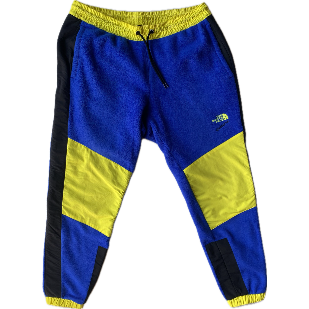 Pantalon jogging The North Face extreme, bleu / jaune / noir, M (42-44)