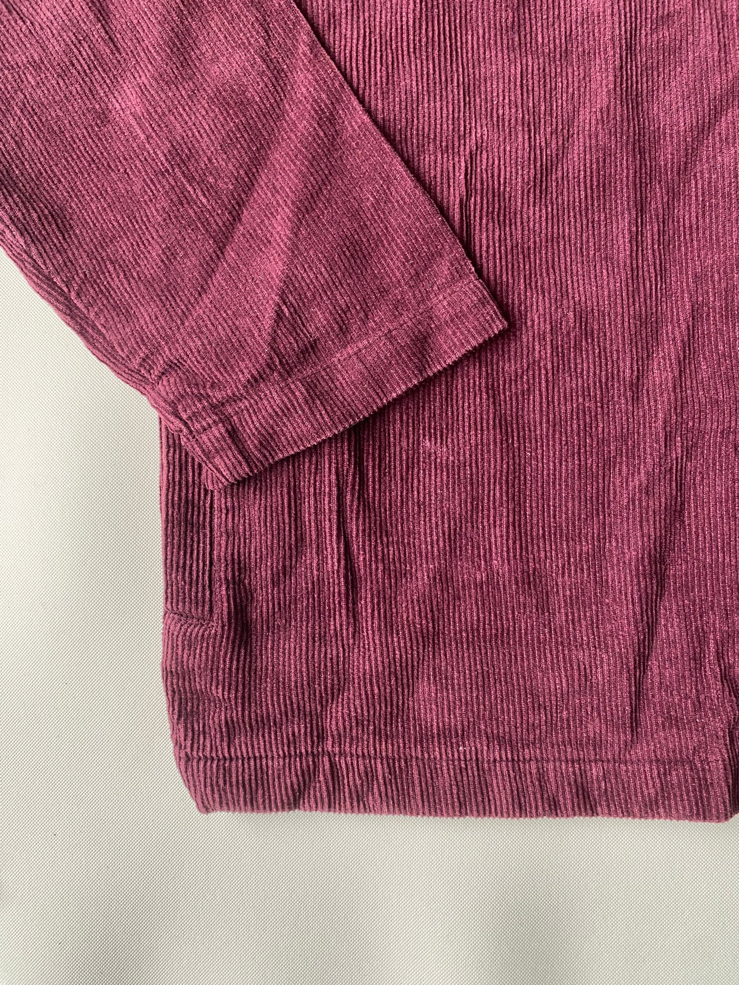 ✅ Veste velours côtelé Kappa, rouge bordeaux, M