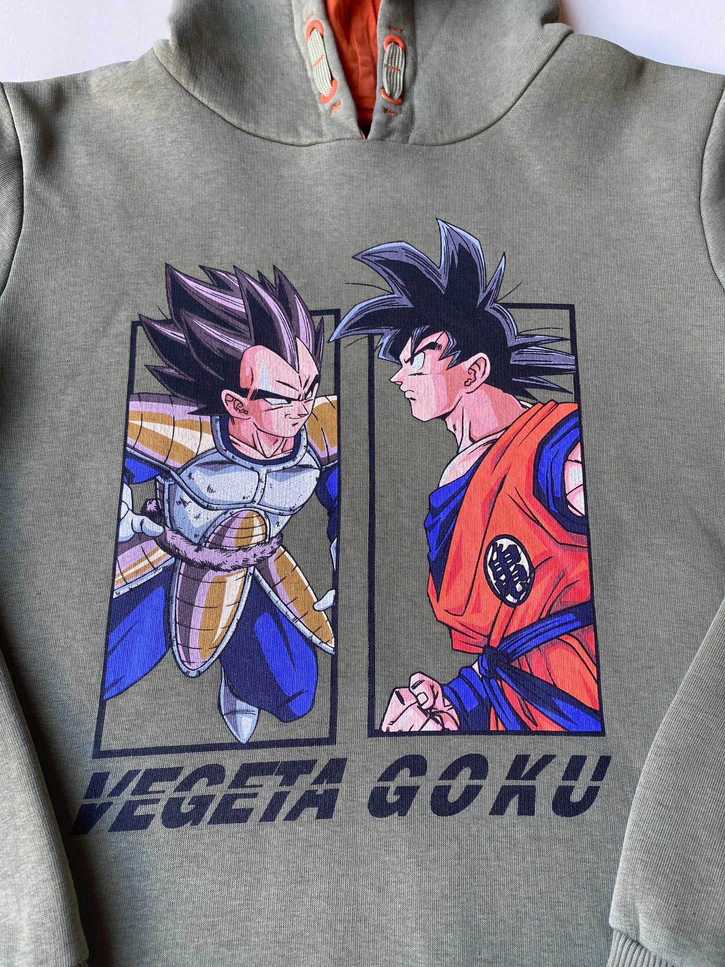 Pull à capuche Dragon Ball Z, Kaki, S