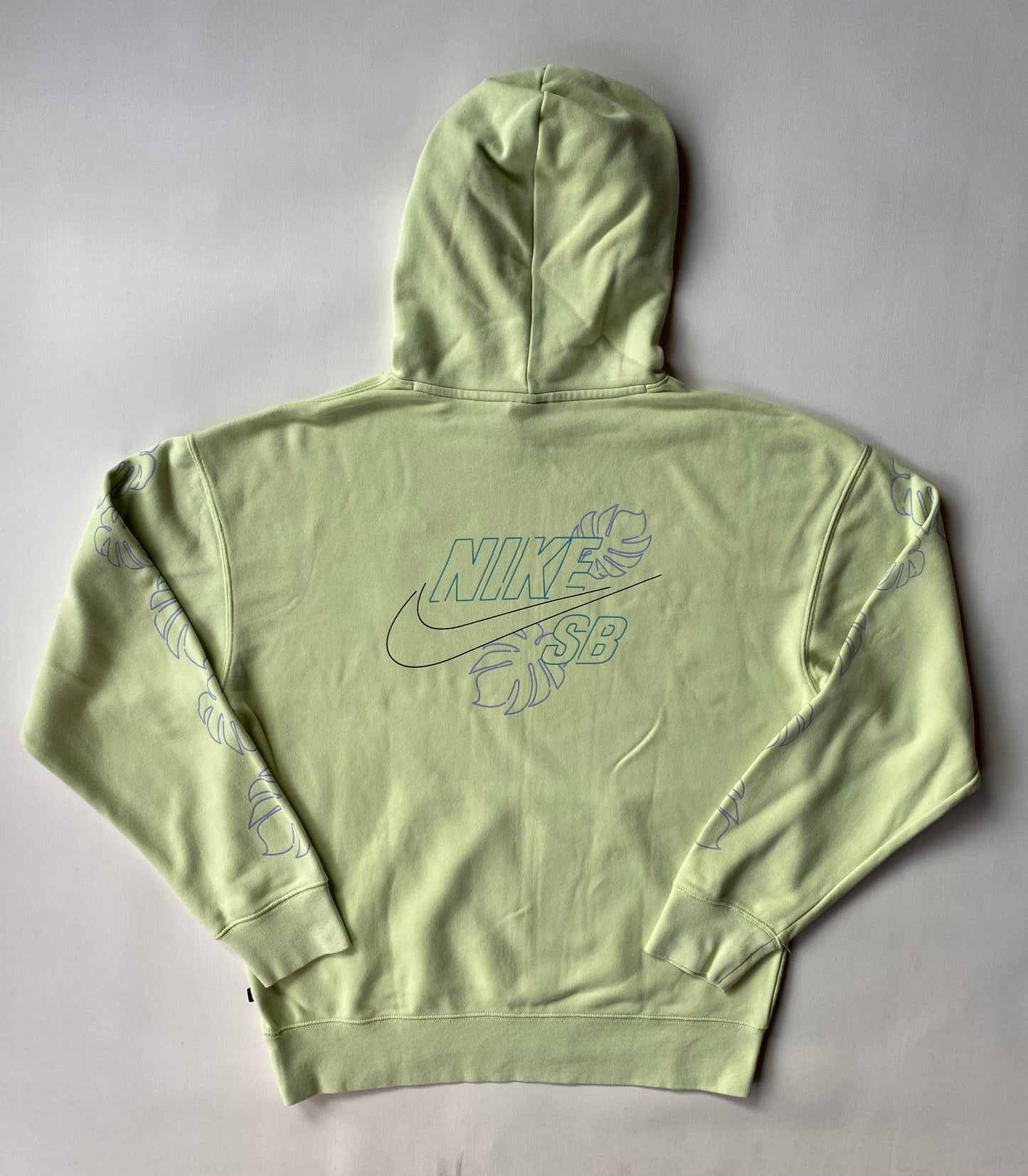 Hoodie Nike SB, vert pâle, S oversize