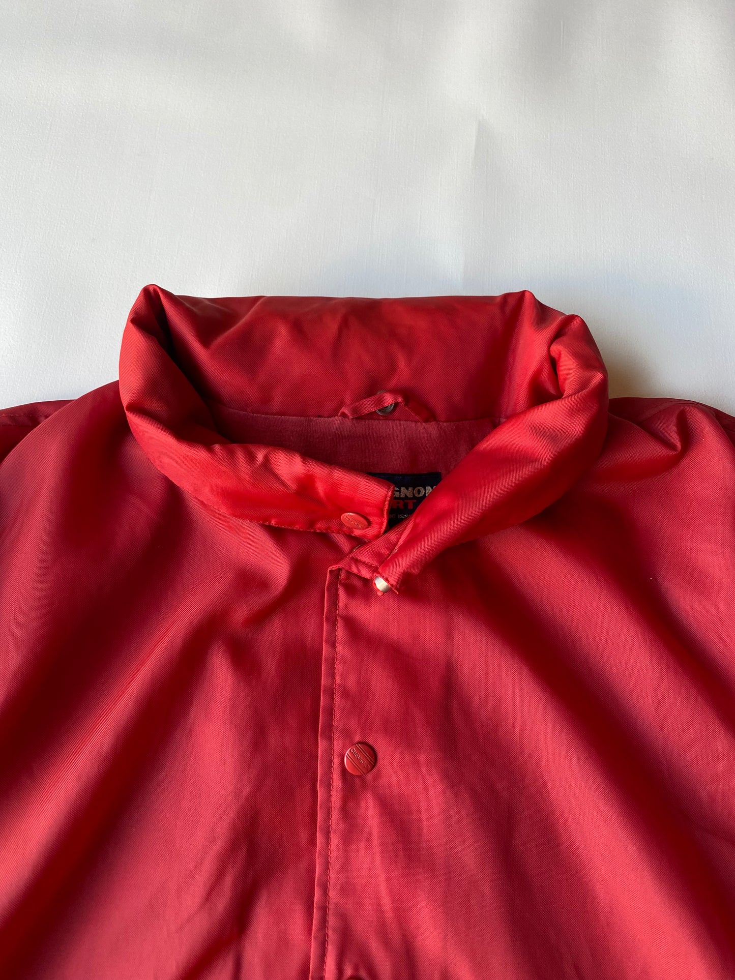 Veste coupe-vent vintage Chevignon, rouge, S oversize