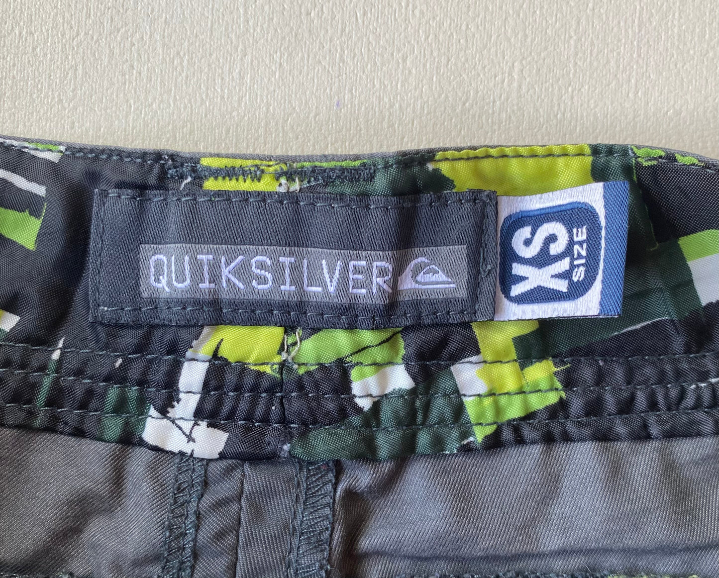 Pantalon Quiksilver vintage, gris anthracite, XS oversize