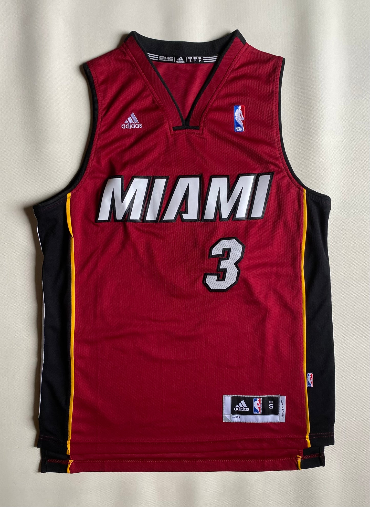 Maillot NBA Miami Heats adidas, Dwyane Wade, bordeaux, M