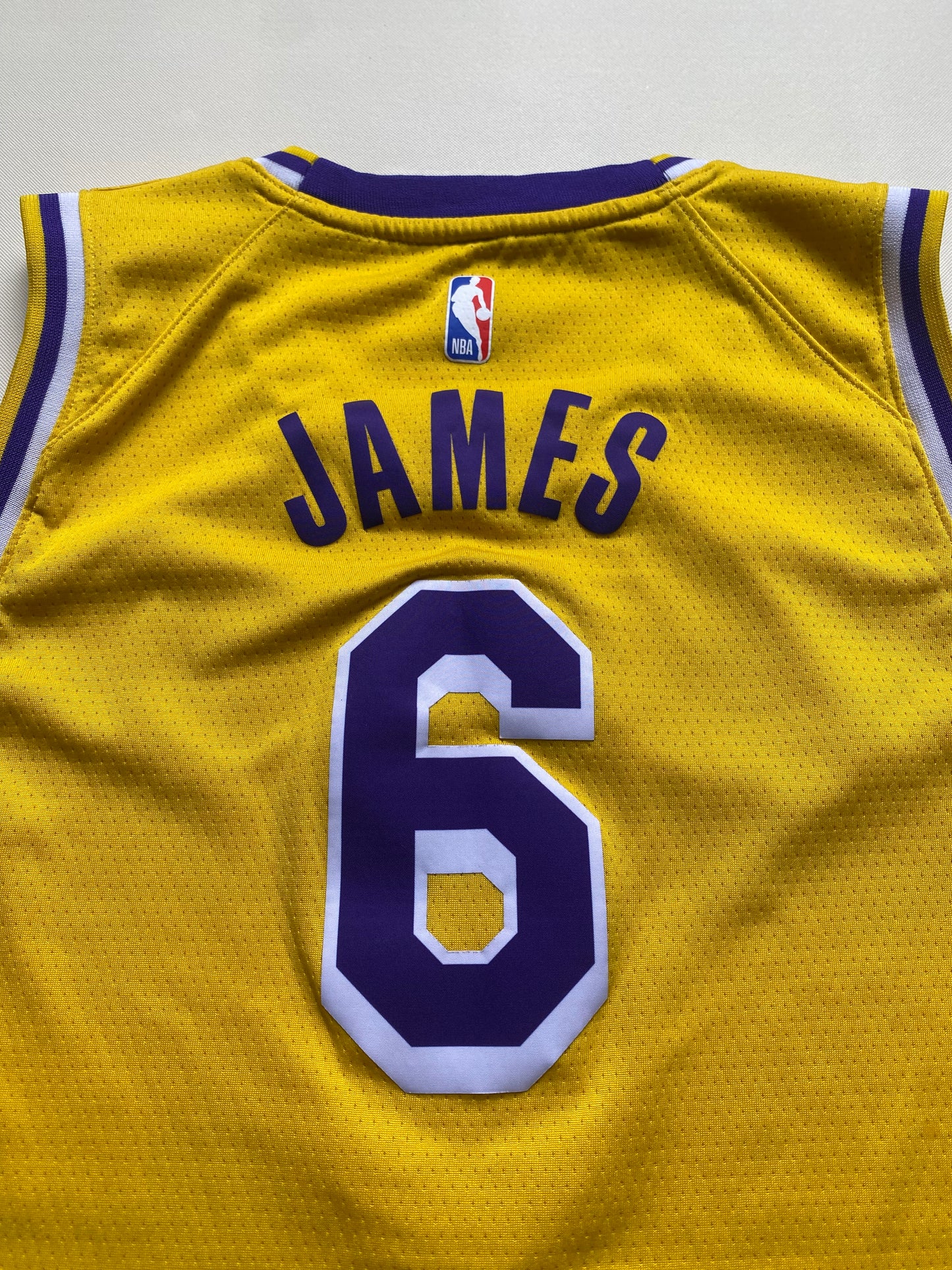 Maillot NBA Lakers, Lebron James, jaune, M