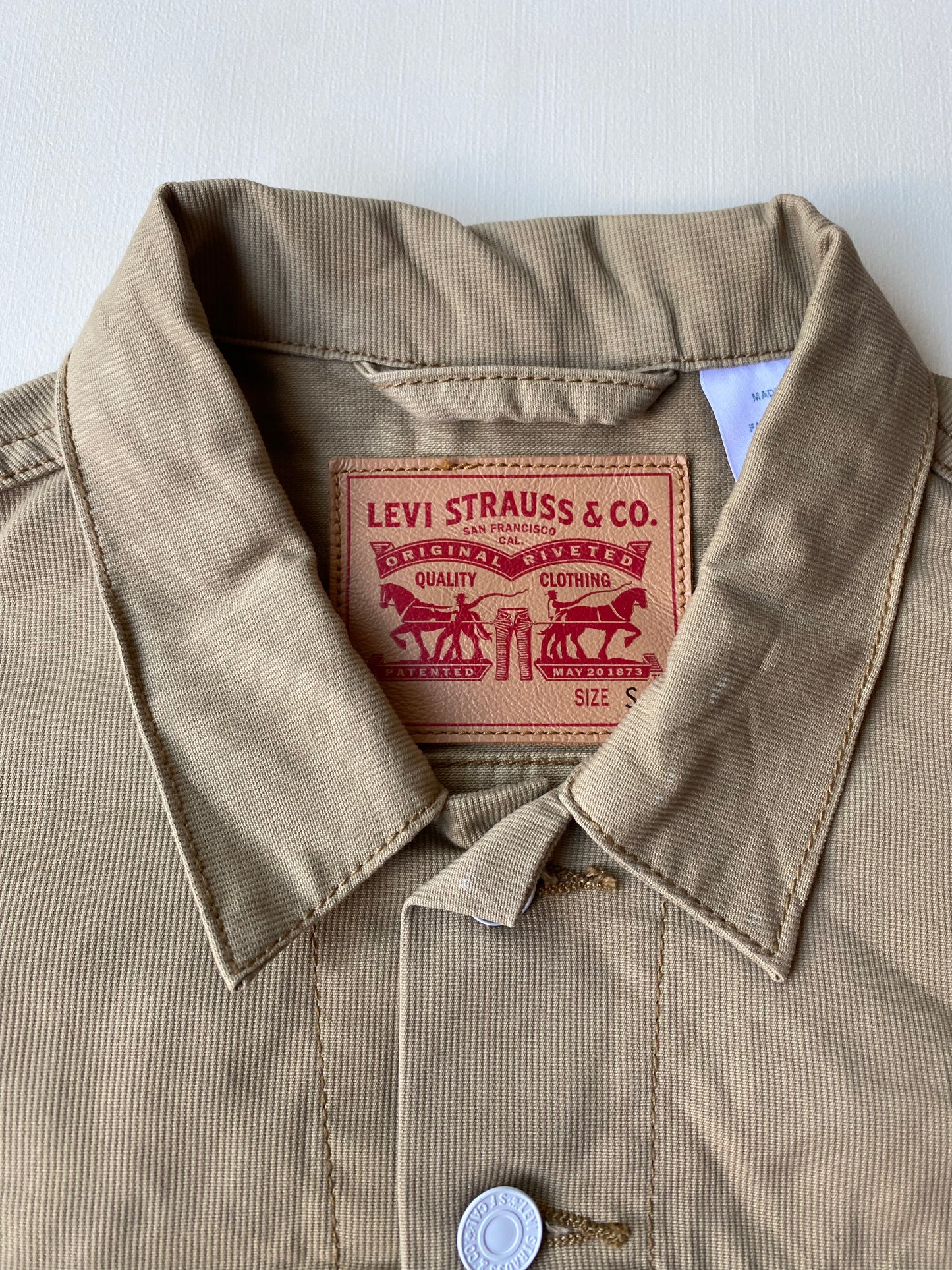 Veste jean Levi's, beige, S