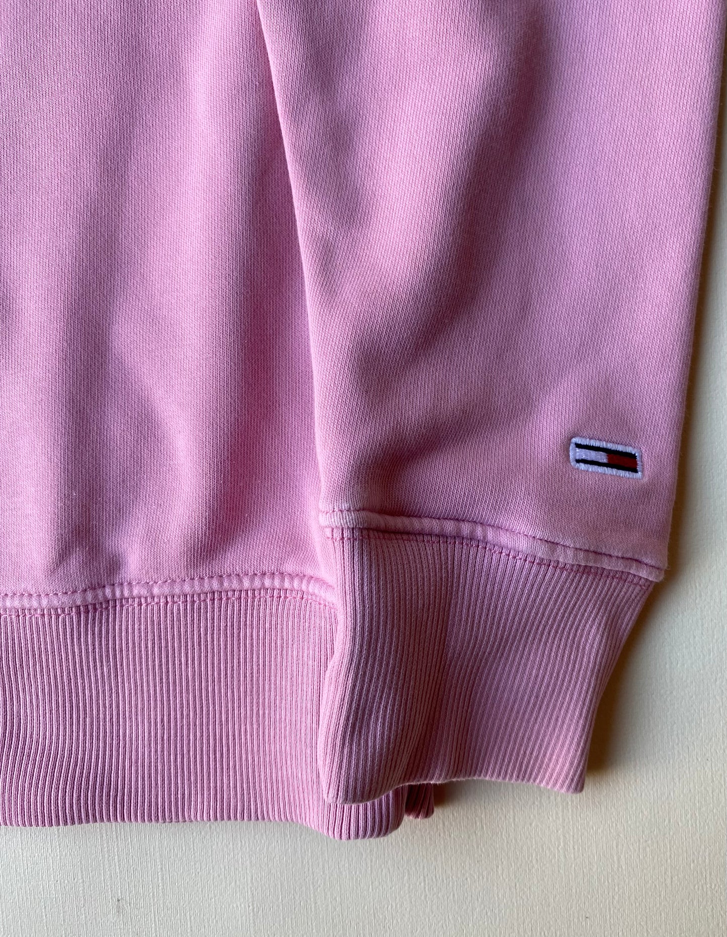 Pull Tommy Hilfiger, rose, M (assez long)