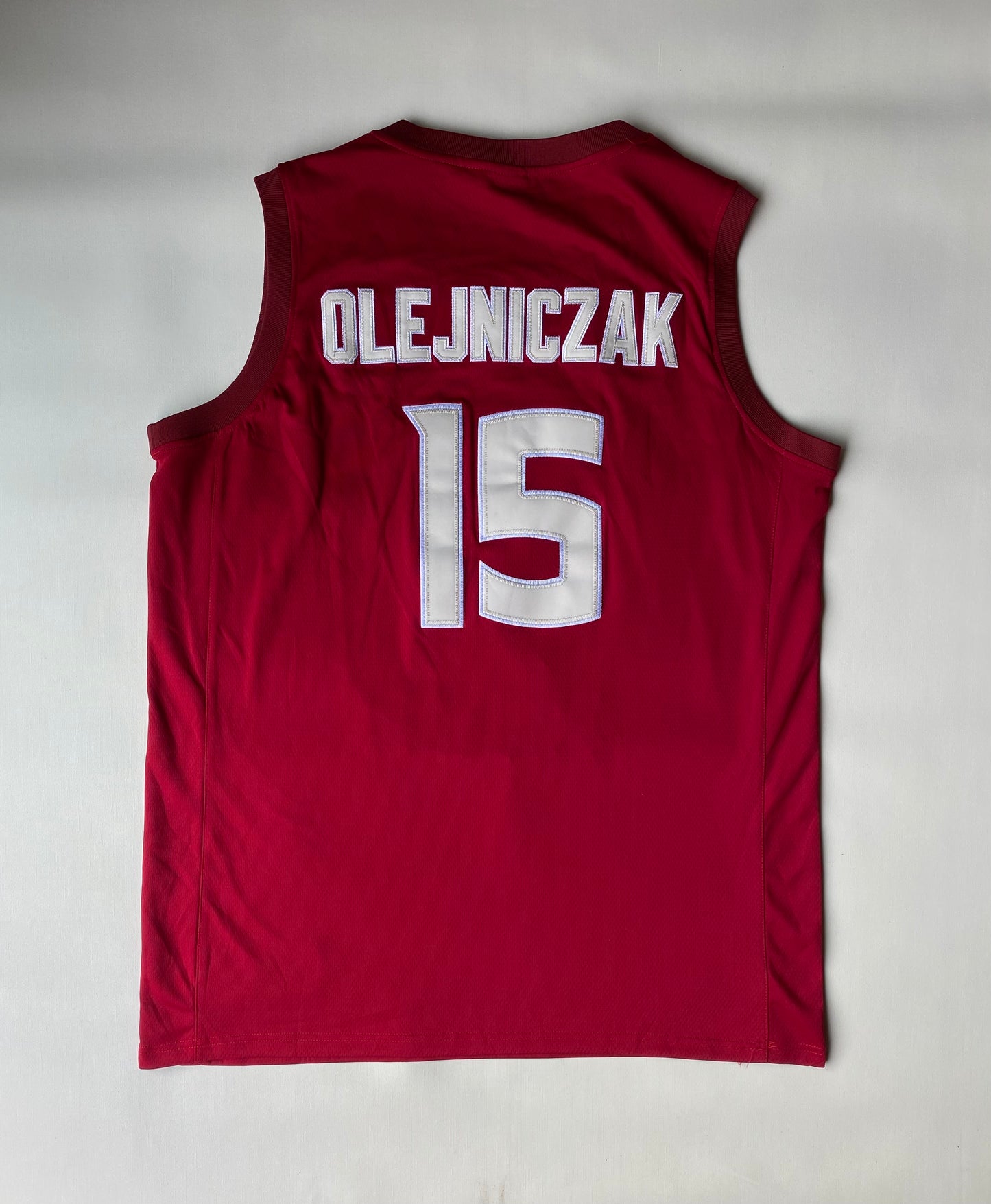 Maillot de basket, Florida State, Olejniczak, 15, rouge