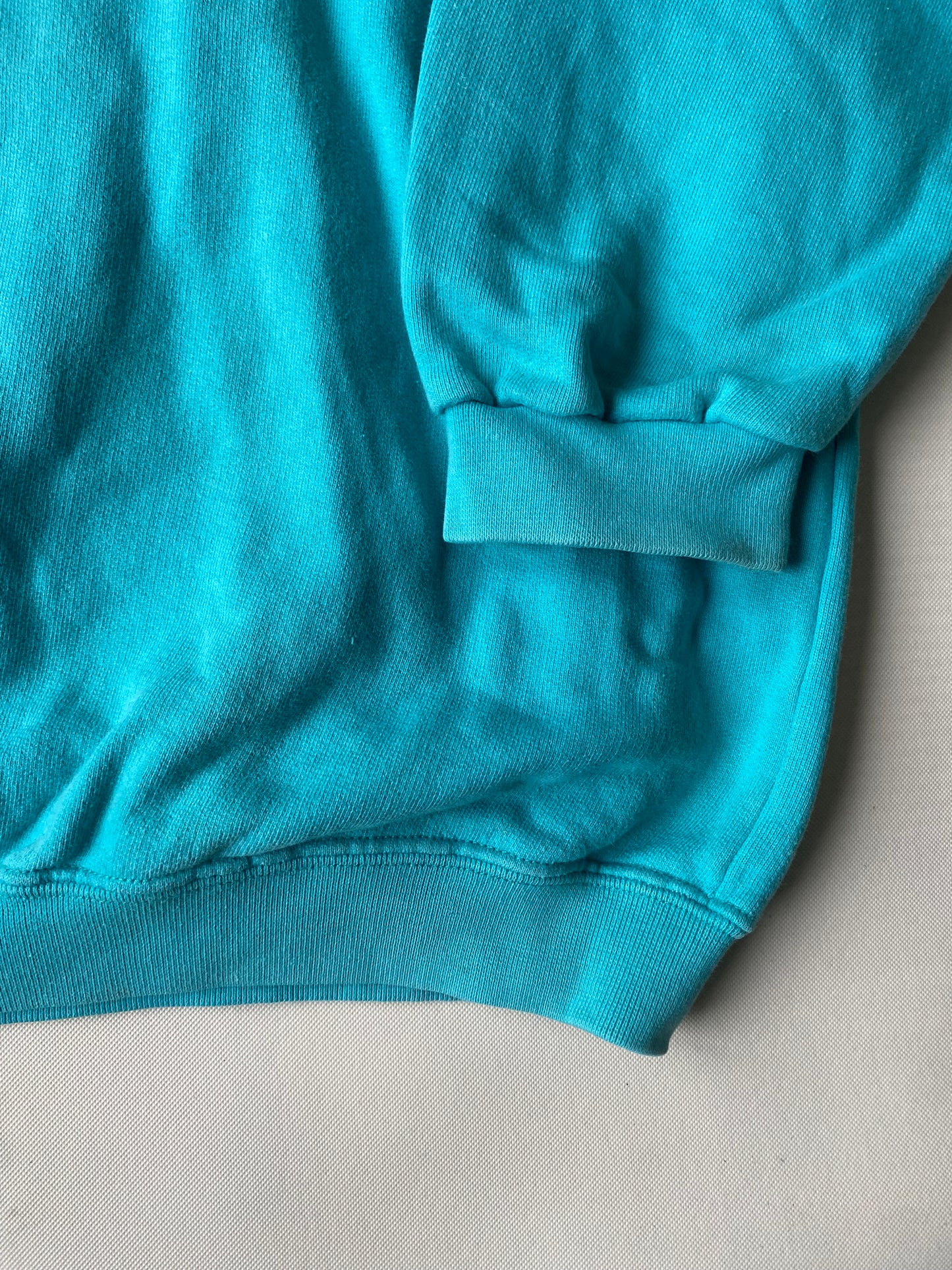 ✅ Pull Quiksilver vintage, bleu turquoise, XL