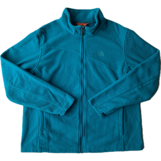 Veste polaire vintage Nike ACG, bleu turquoise, S