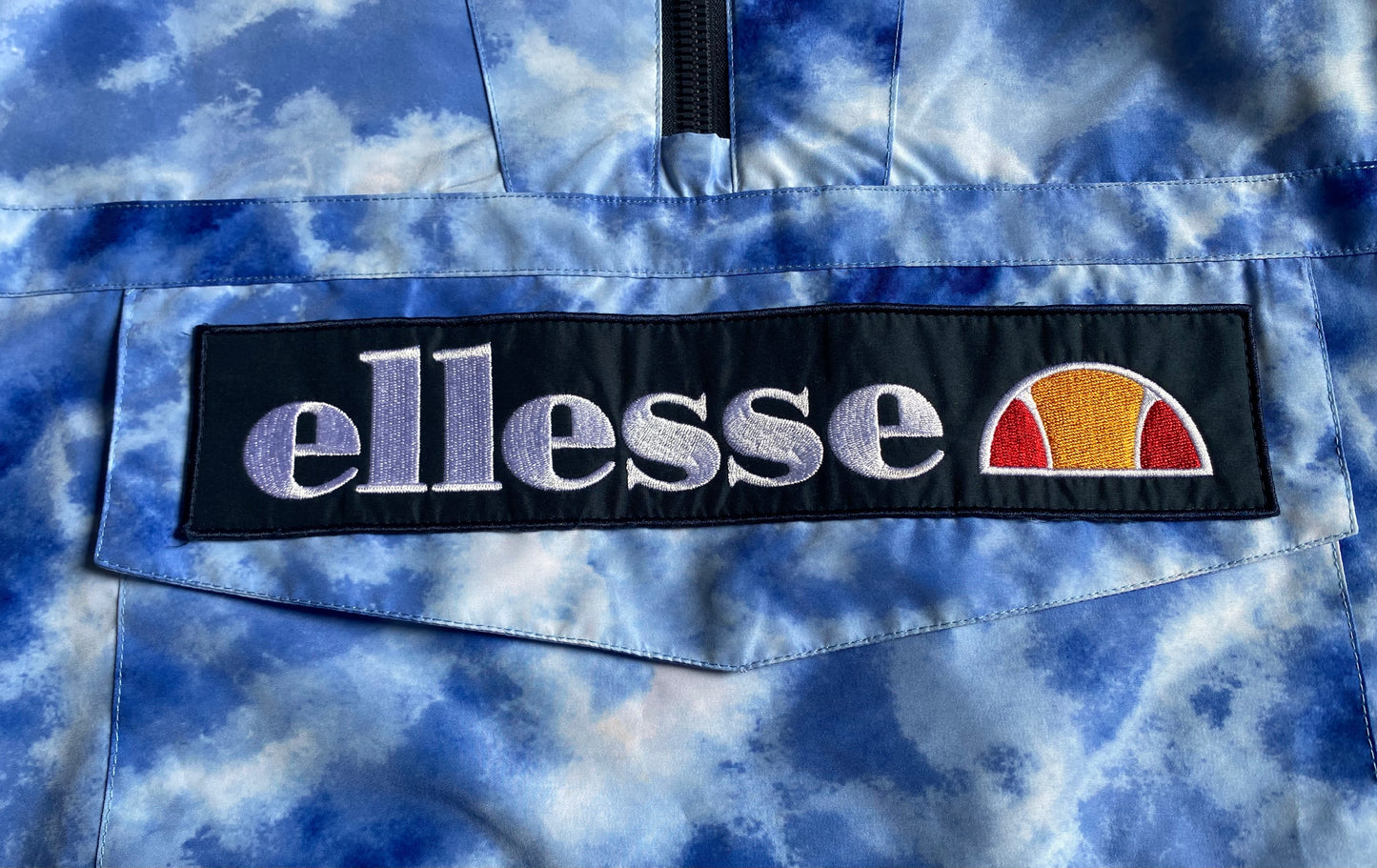 Veste coupe-vent / pluie Ellesse, bleu aquatique, L