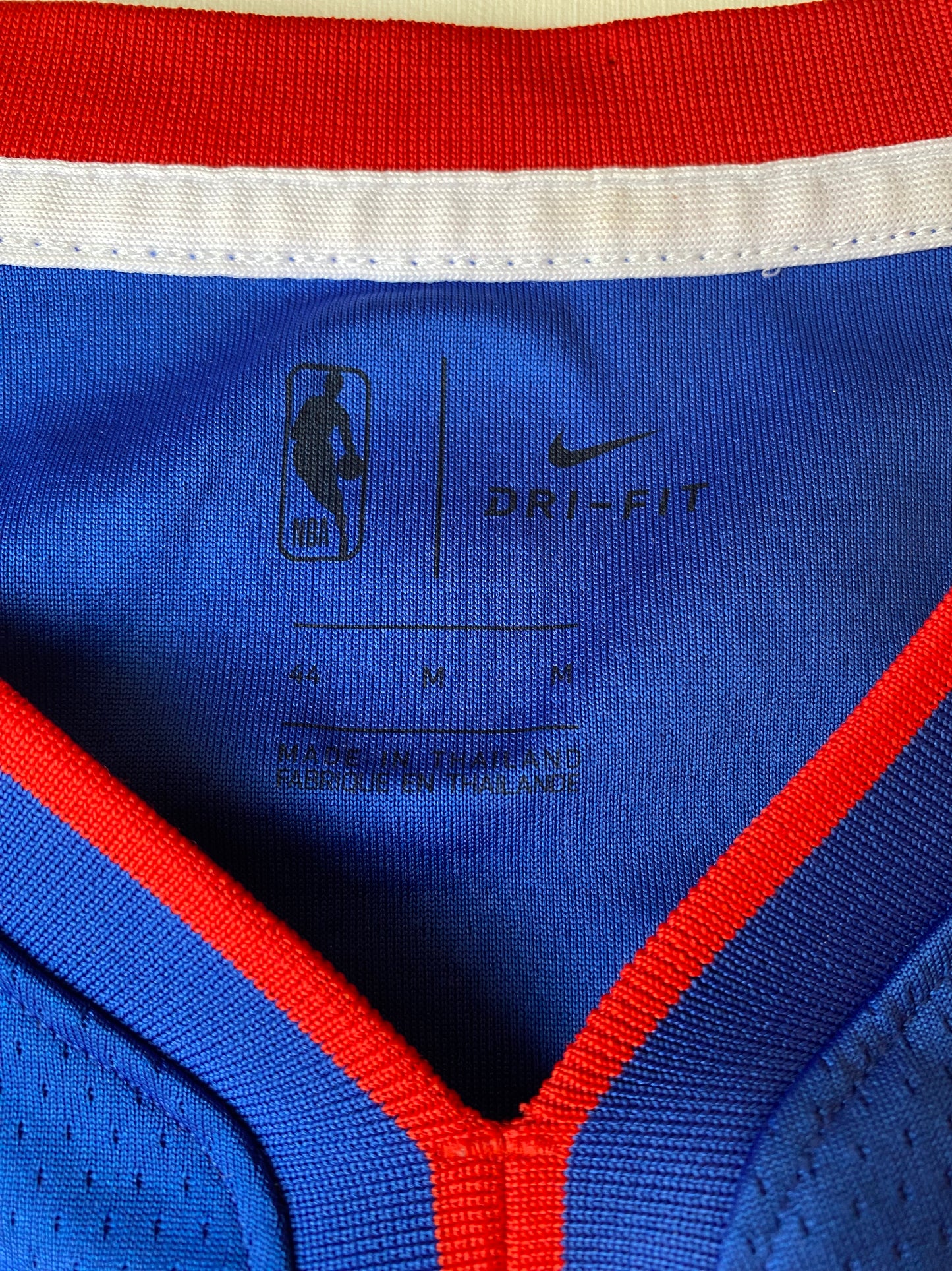 Maillot de basket Nike, Detroit Pistons, Griffin, Rouge/bleu, M