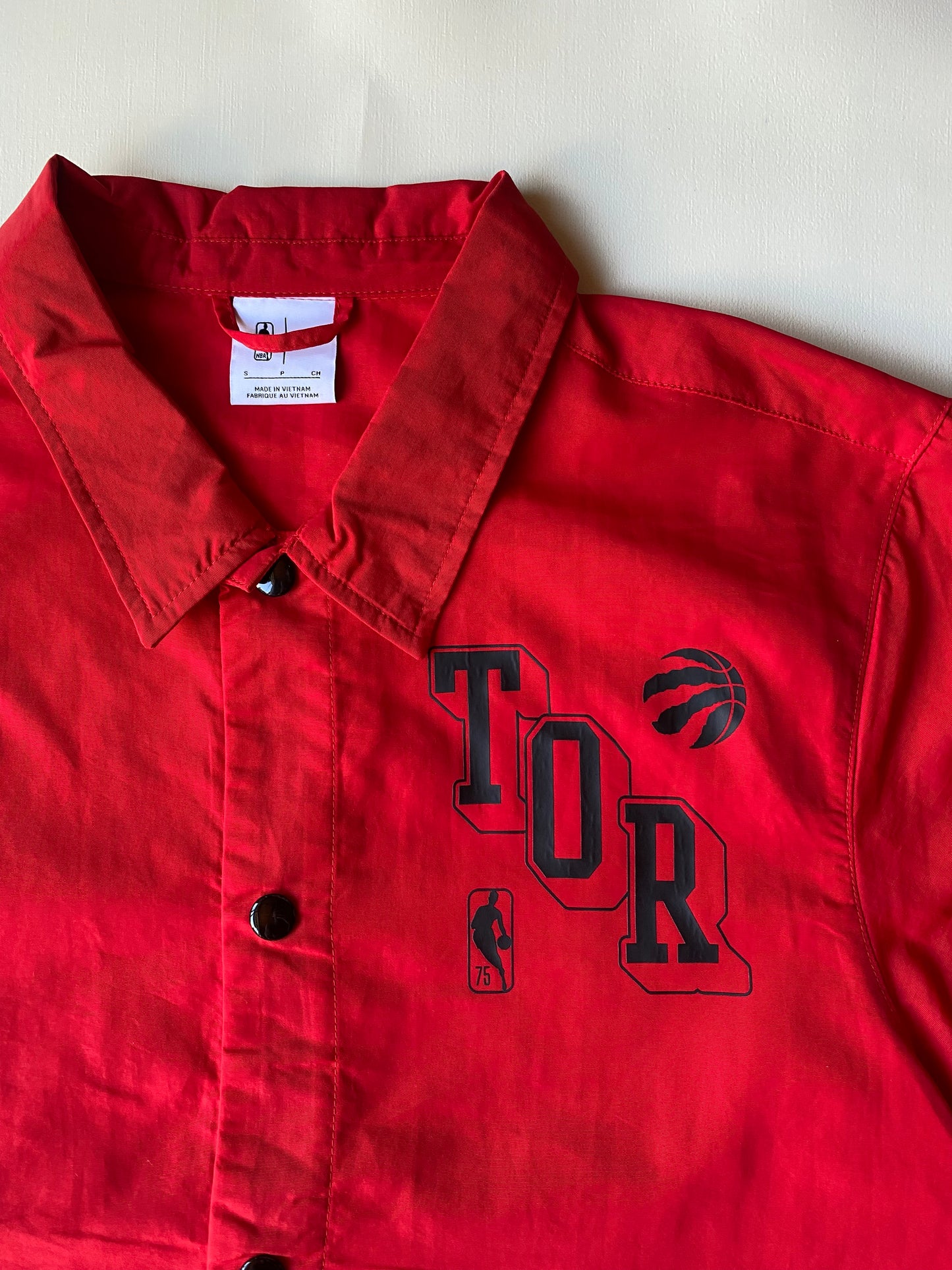 Veste Nike, Toronto Raptors, rouge, S oversize