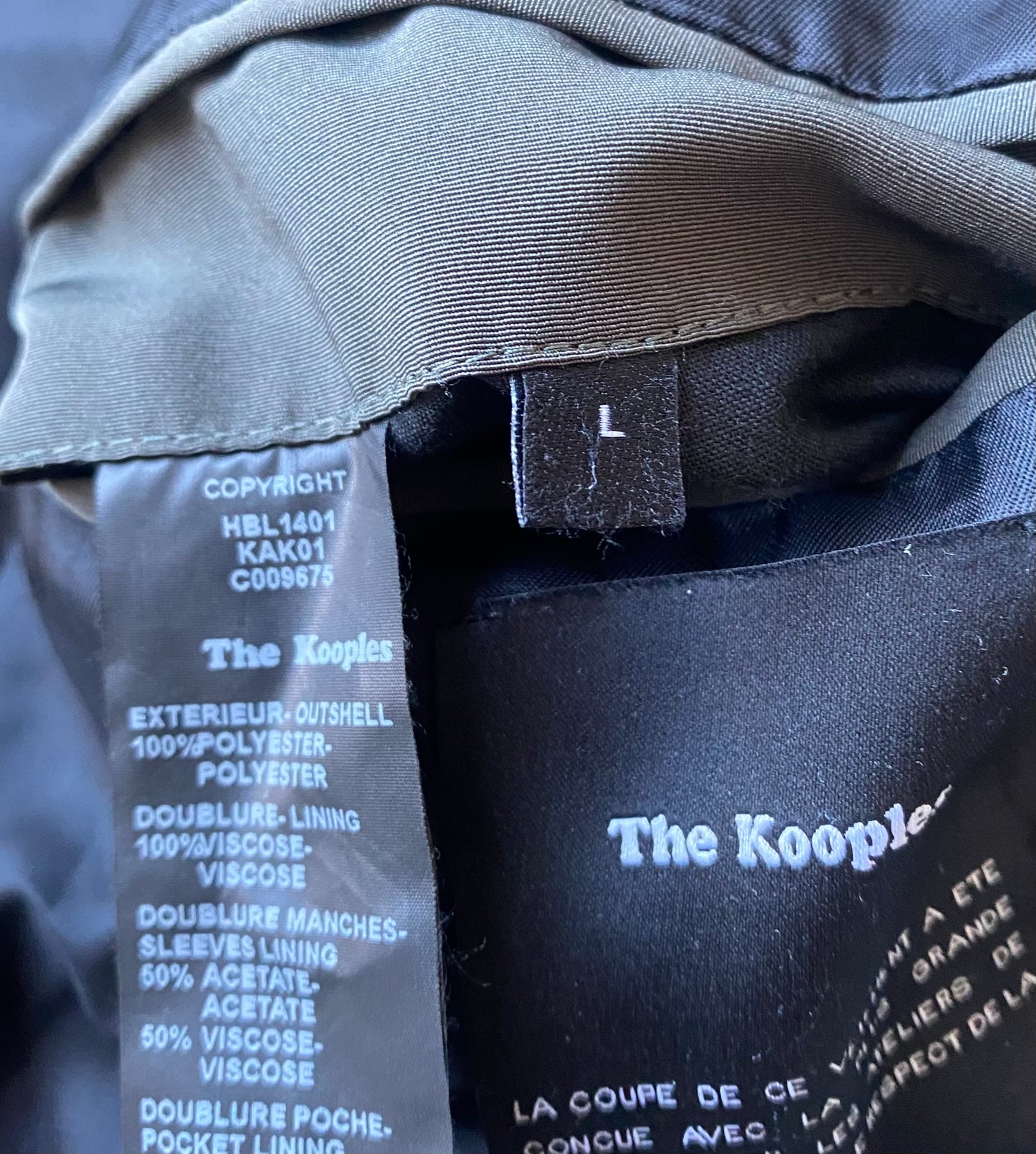 ✅ Veste bomber The Kooples, gris, L