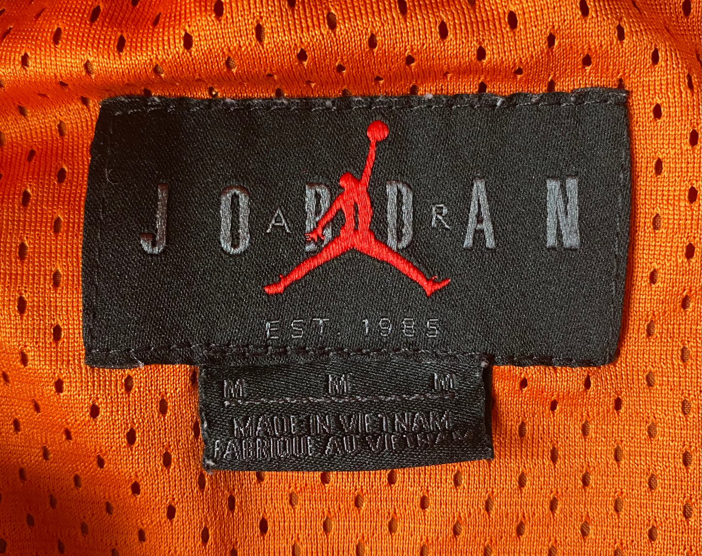 ✅ Veste coupe-vent / pluie Jordan, orange, M