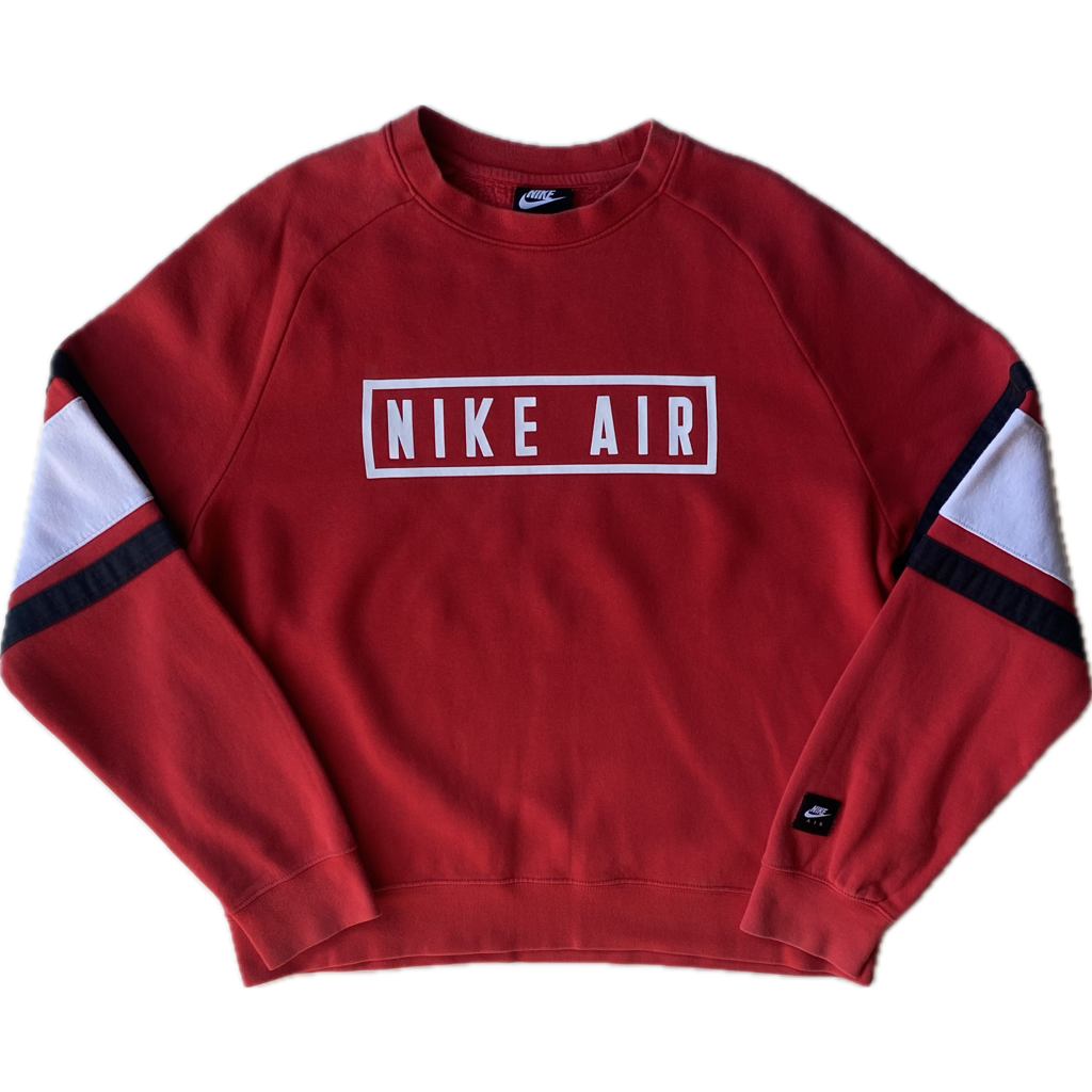 Pull Nike, rouge, M oversize