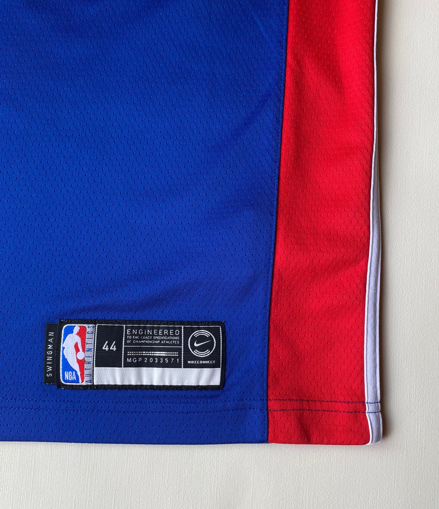 Maillot de basket Nike, Detroit Pistons, Griffin, Rouge/bleu, M