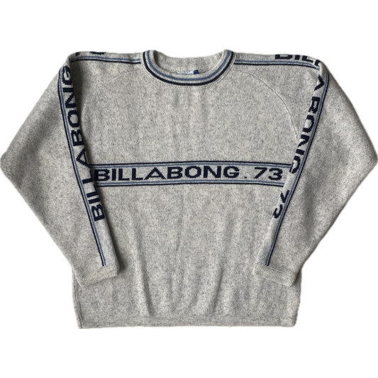 Pull Billabong vintage, gris, S