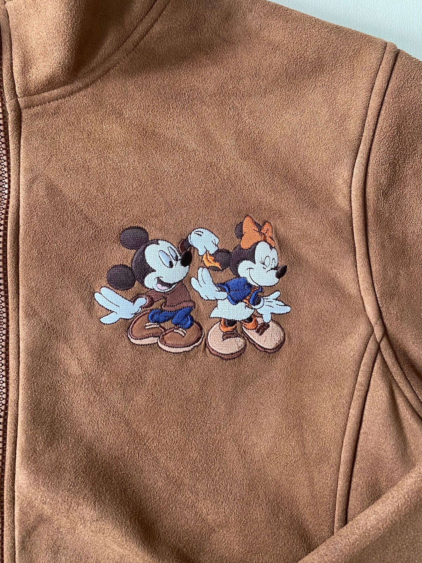 Veste Walt Disney Mickey et Minie, marron, L femme