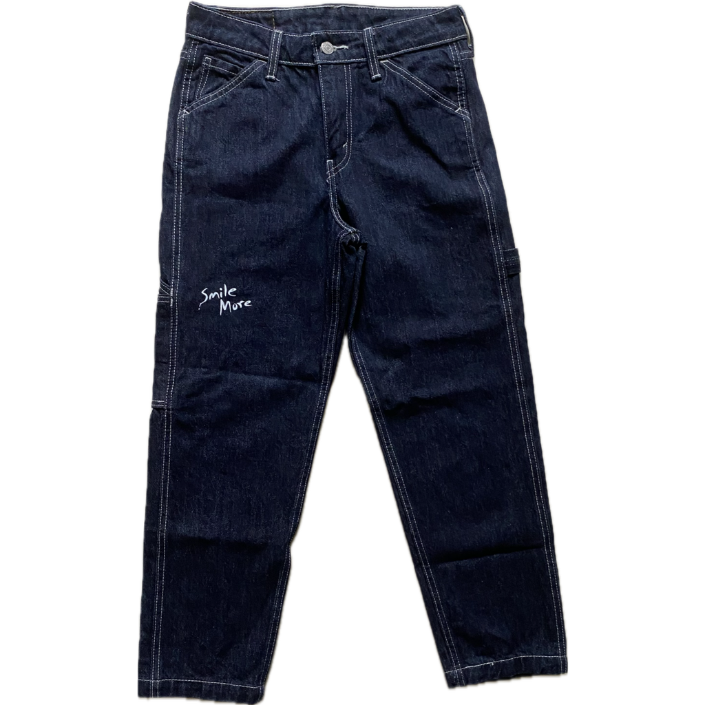 Pantalon jean (carpenter pant) Levi's, bleu marine, S (36)