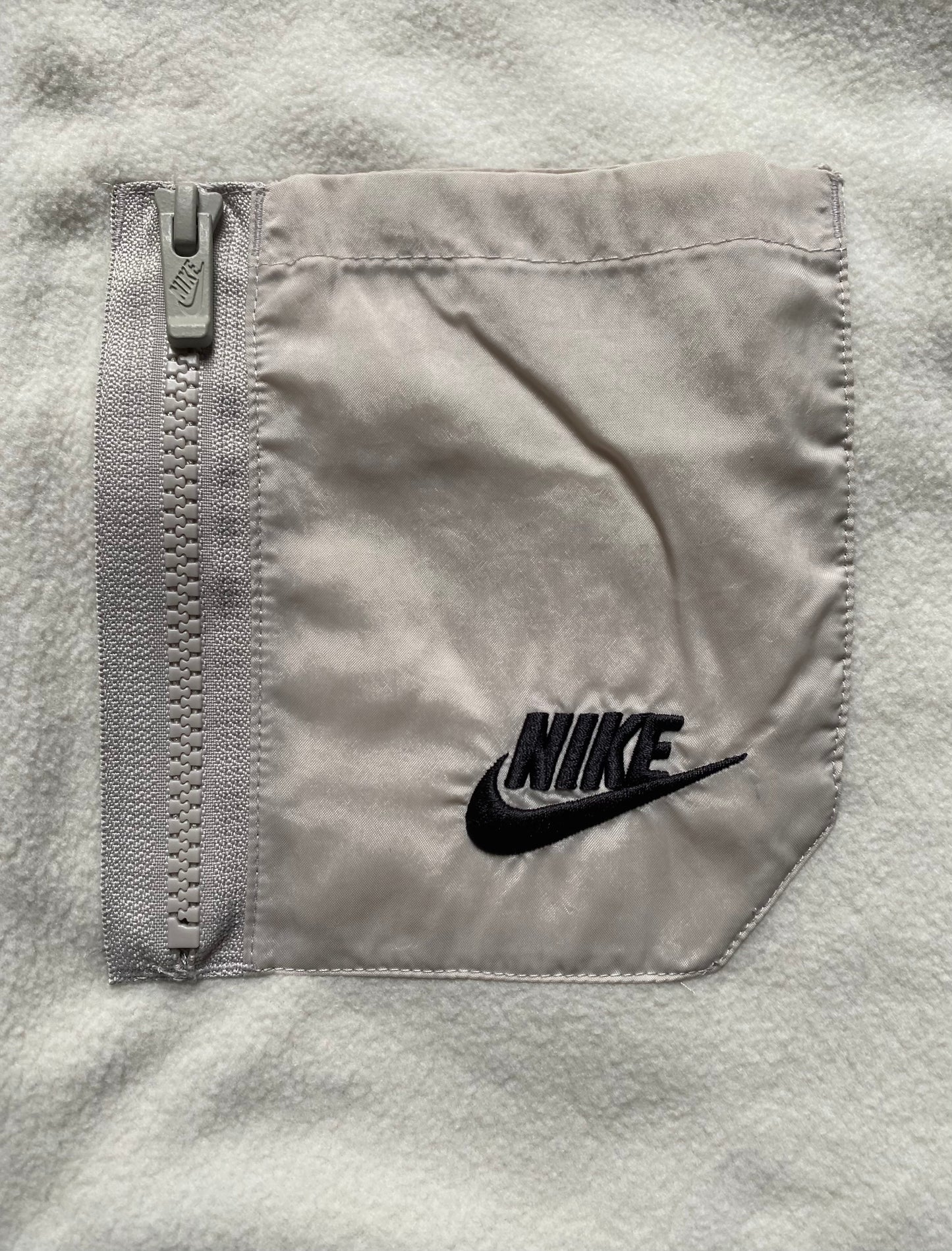 Veste sans manches polaire Nike, crème, L