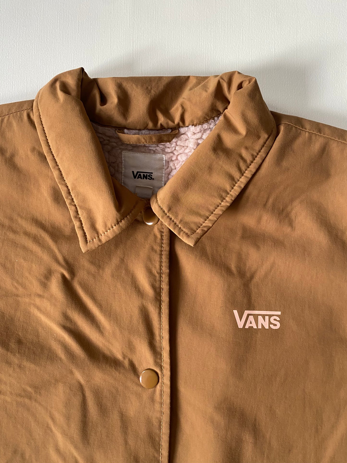 Veste Vans polaire, Marron / rose, XS oversize