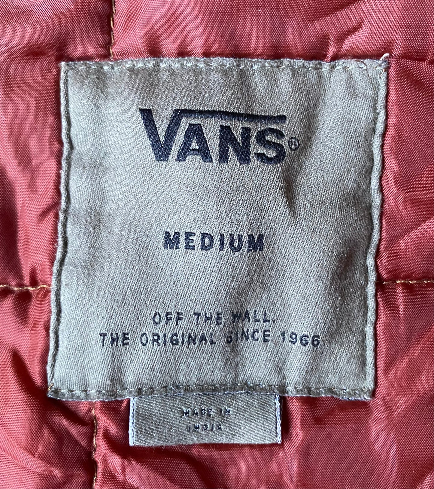 ✅ Veste chemise Vans, marron, M