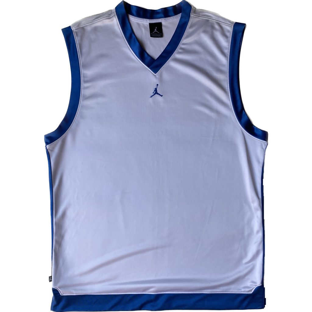 Maillot d'entraînement Jordan, blanc/bleu, L