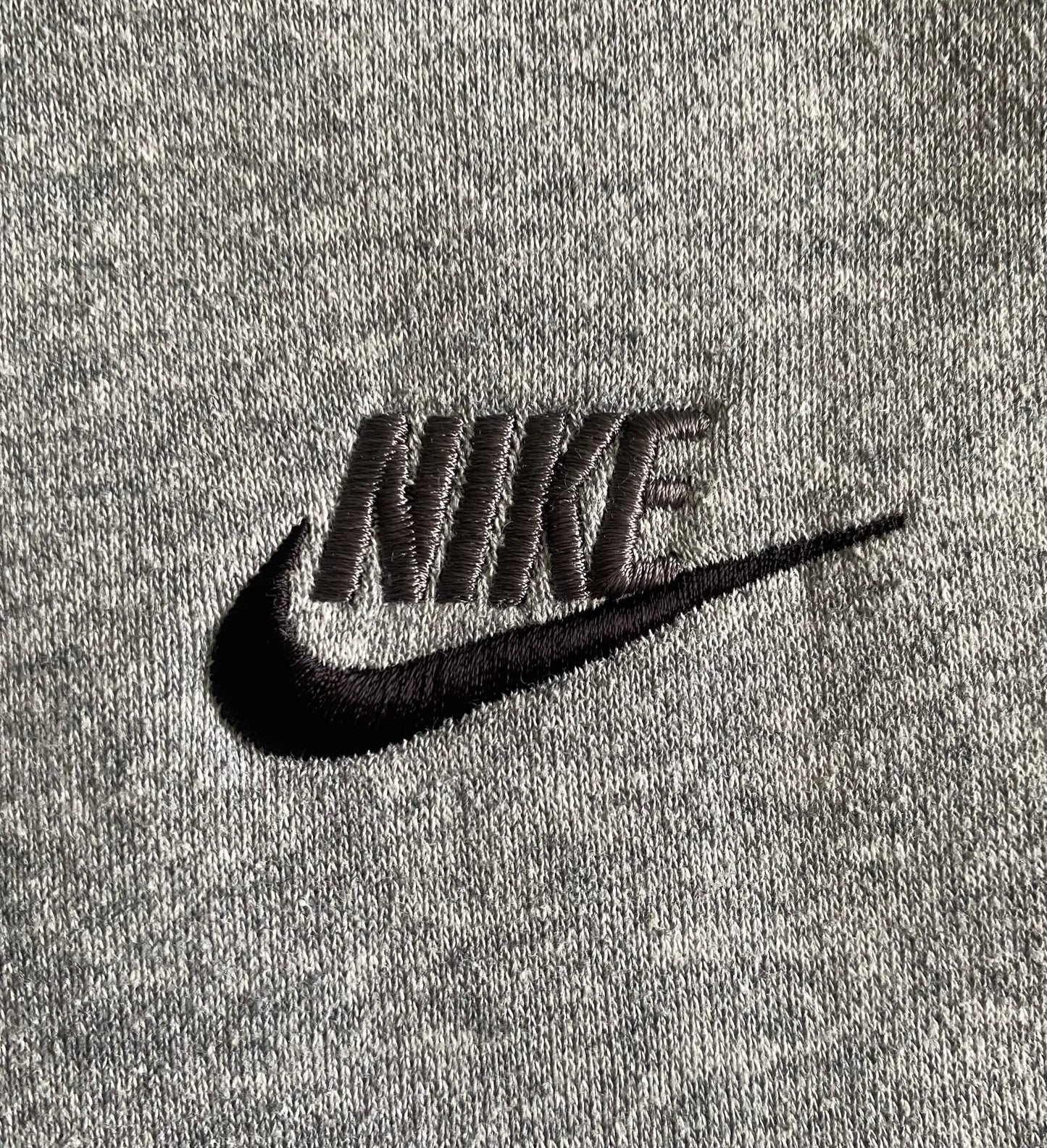 Pull Nike brodé, gris, M