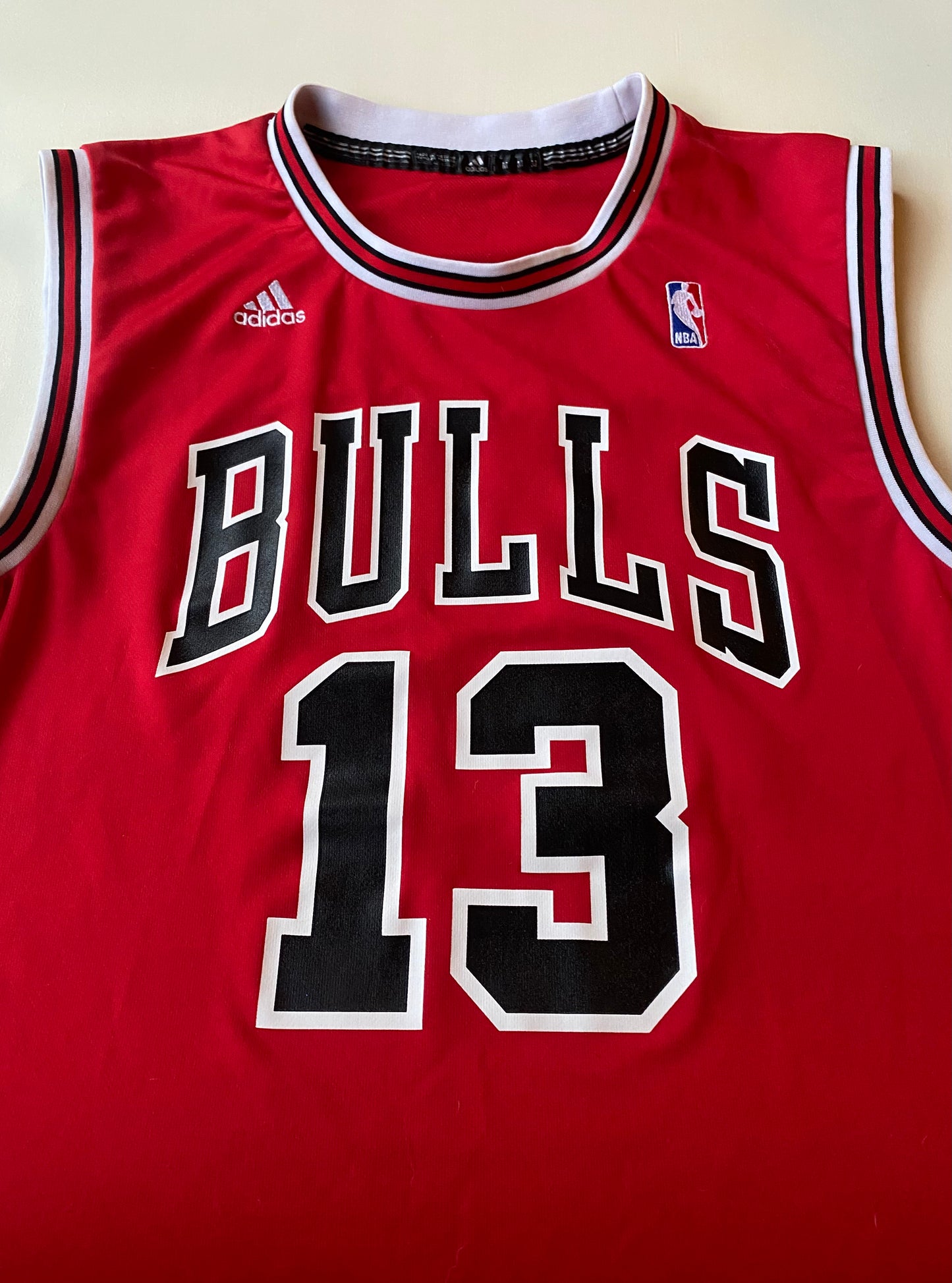 Maillot basket NBA Adidas, Chicago Bulls, Noah, rouge, M