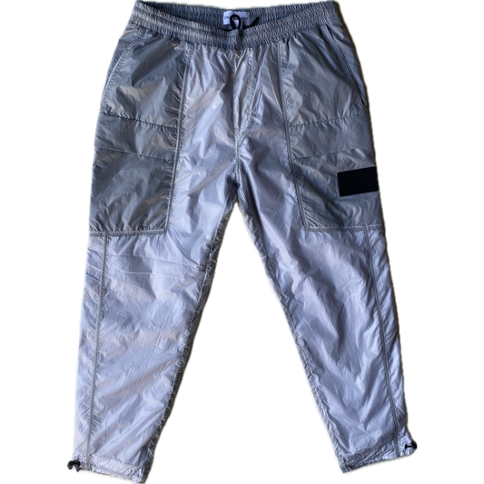 ✅ Pantalon jogging Calvin Klein, gris / blanc, M (40-42)