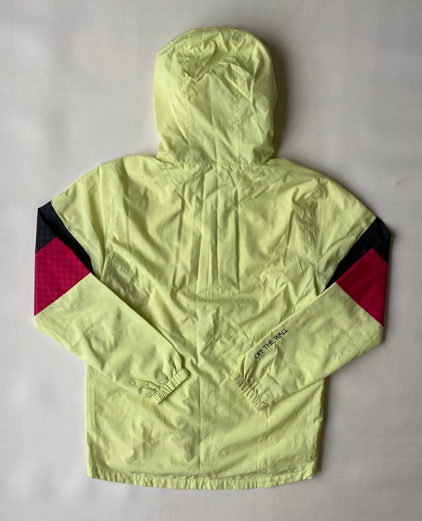 ✅ Veste coupe-vent Vans, jaune fluo, M