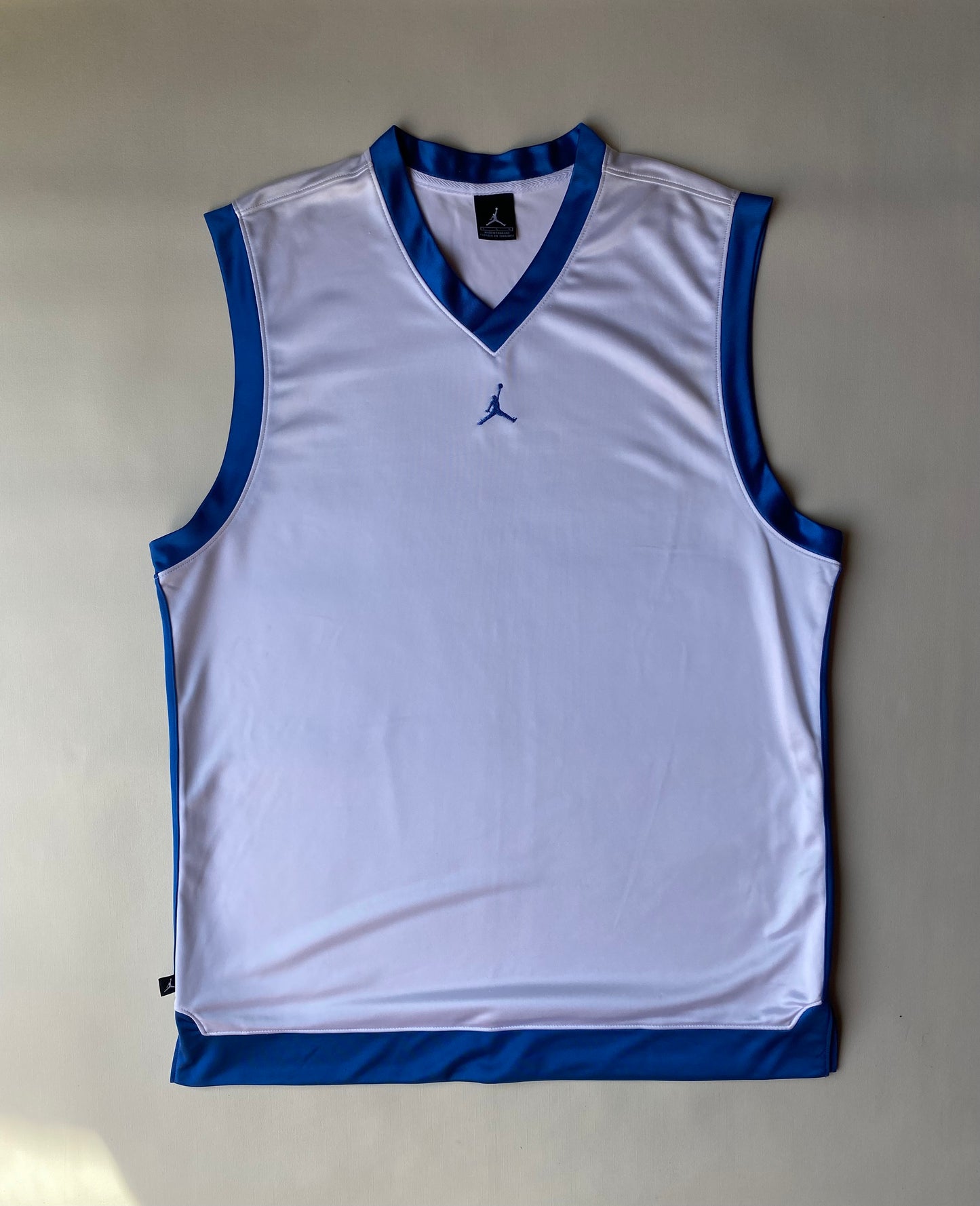 Maillot d'entraînement Jordan, blanc/bleu, L