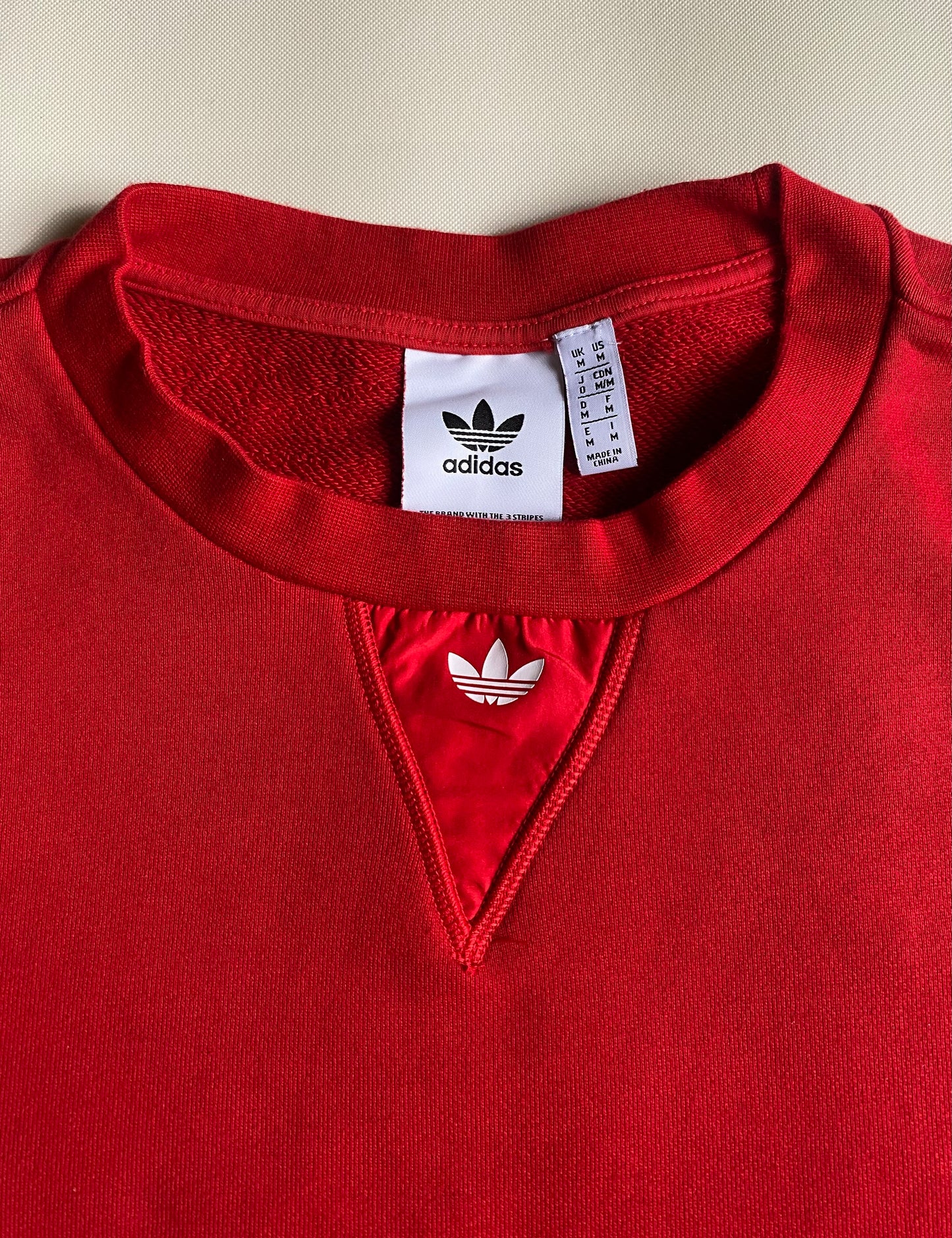 Pull Adidas, Rouge, L