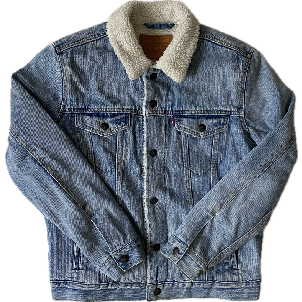 Veste jean polaire Levi's, bleu clair, M