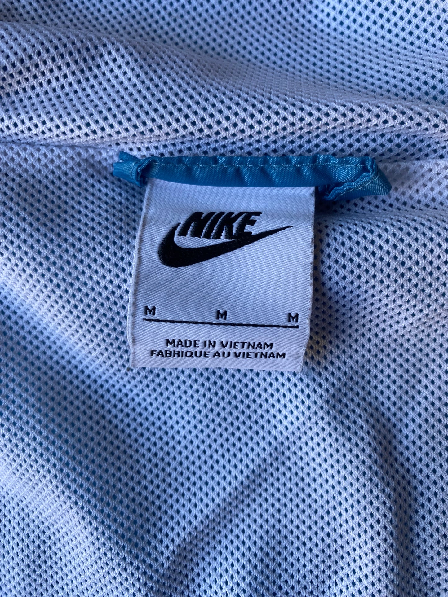 Veste Nike, Bleu clair/ blanc, M oversize