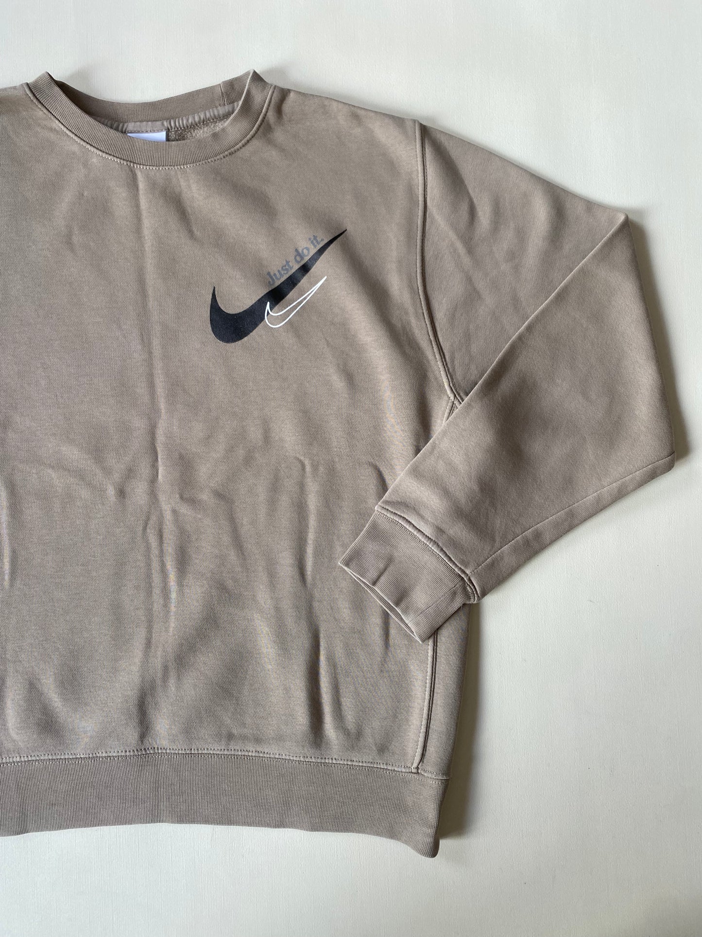 Pull crewneck Nike, beige, M