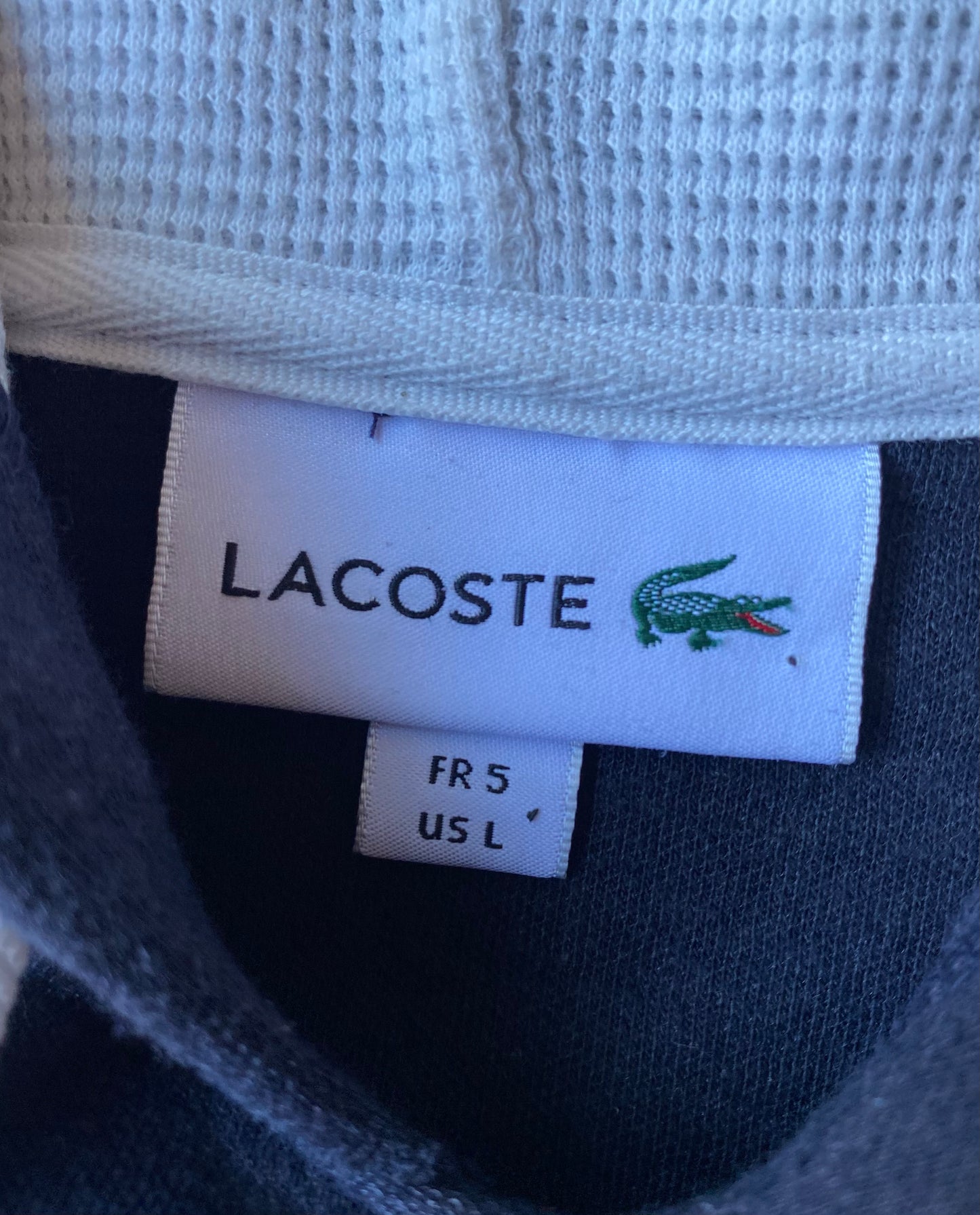 Pull à capuche Lacoste, bleu marine, L