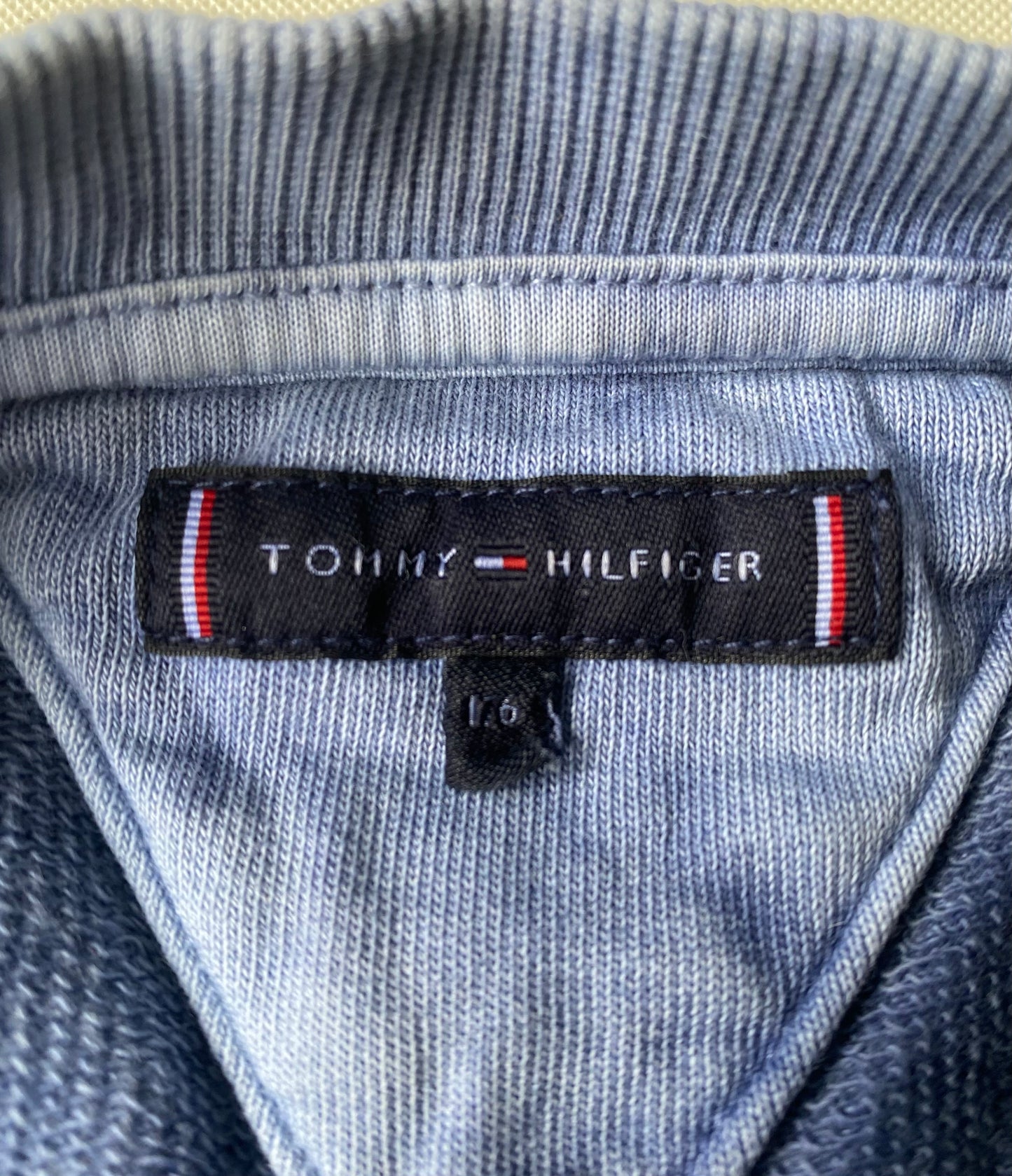 ✅ Pull Tommy Hilfiger, Tie & die bleu, M